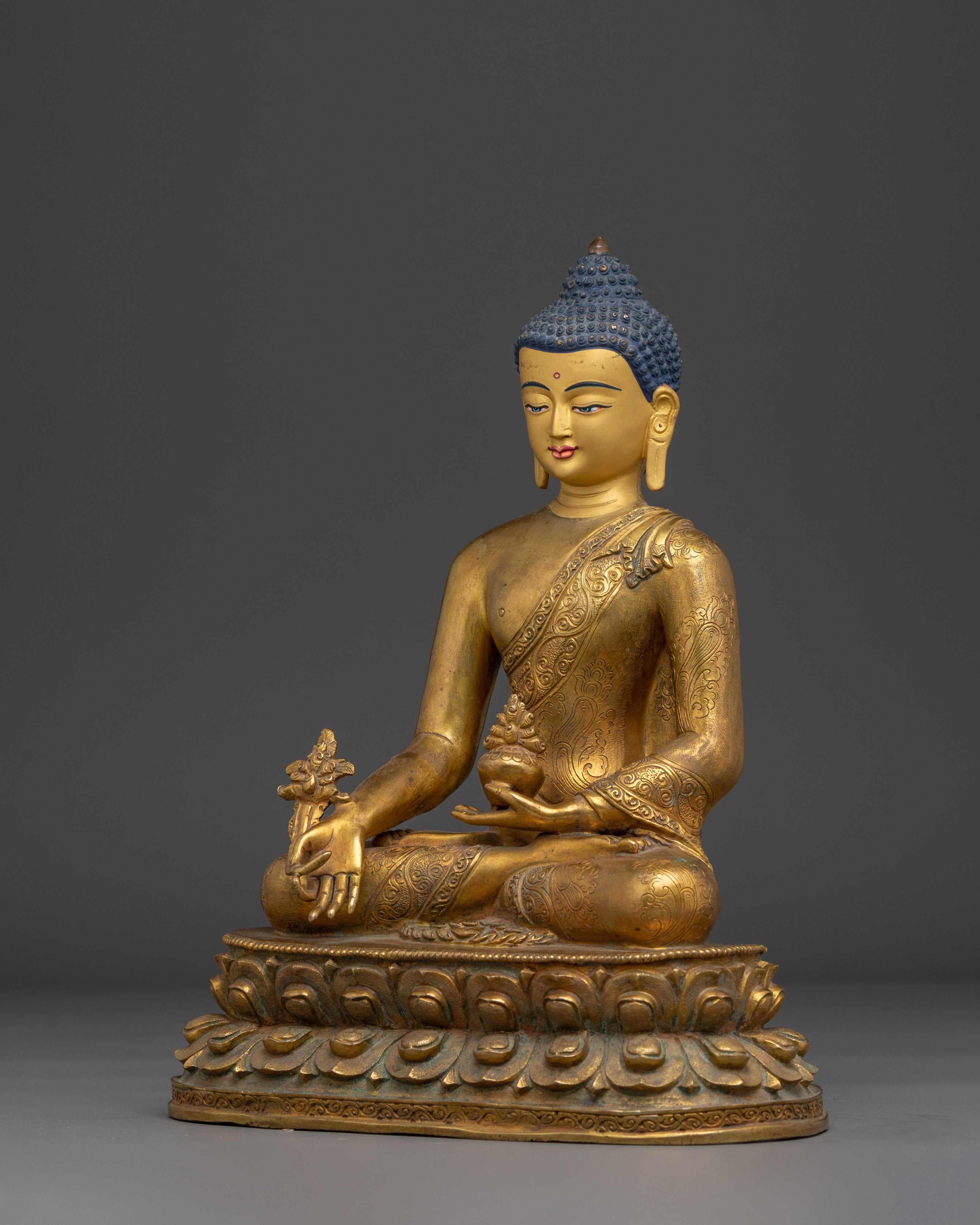 Buddhist Healing Buddha Bhaisajyaguru | Buddhist Spiritual Decor