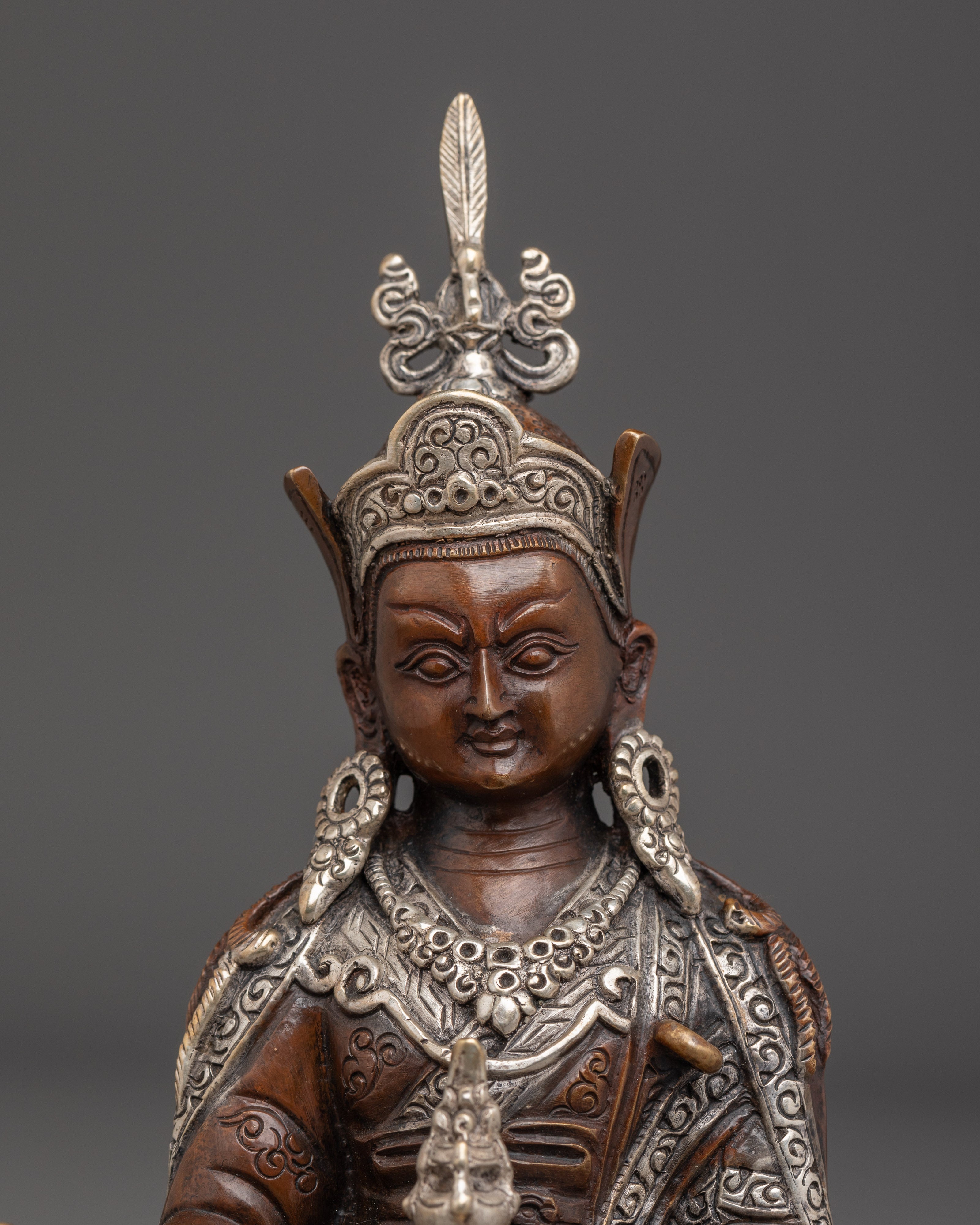 Meditation Deity Guru Rinpoche Statue | Vajrayana Master