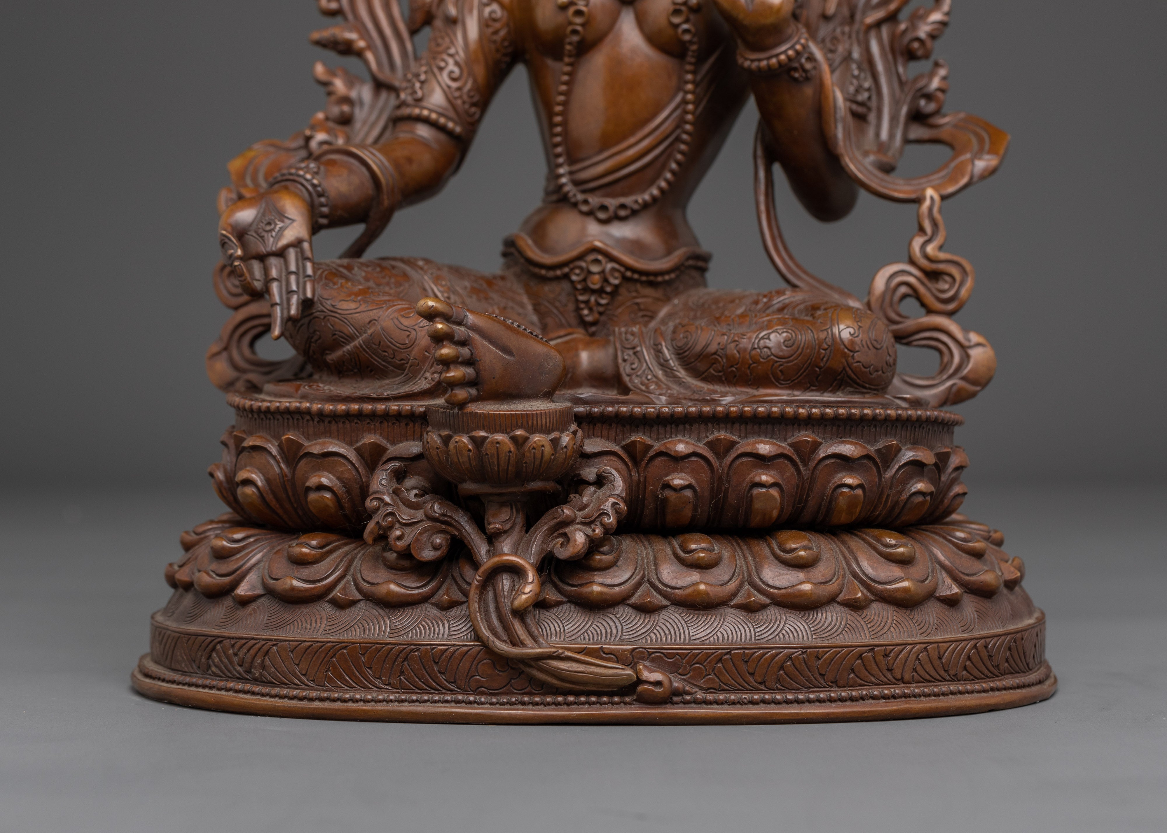 Compassion Goddess Green Tara Sculpture | Tibetan Buddhism