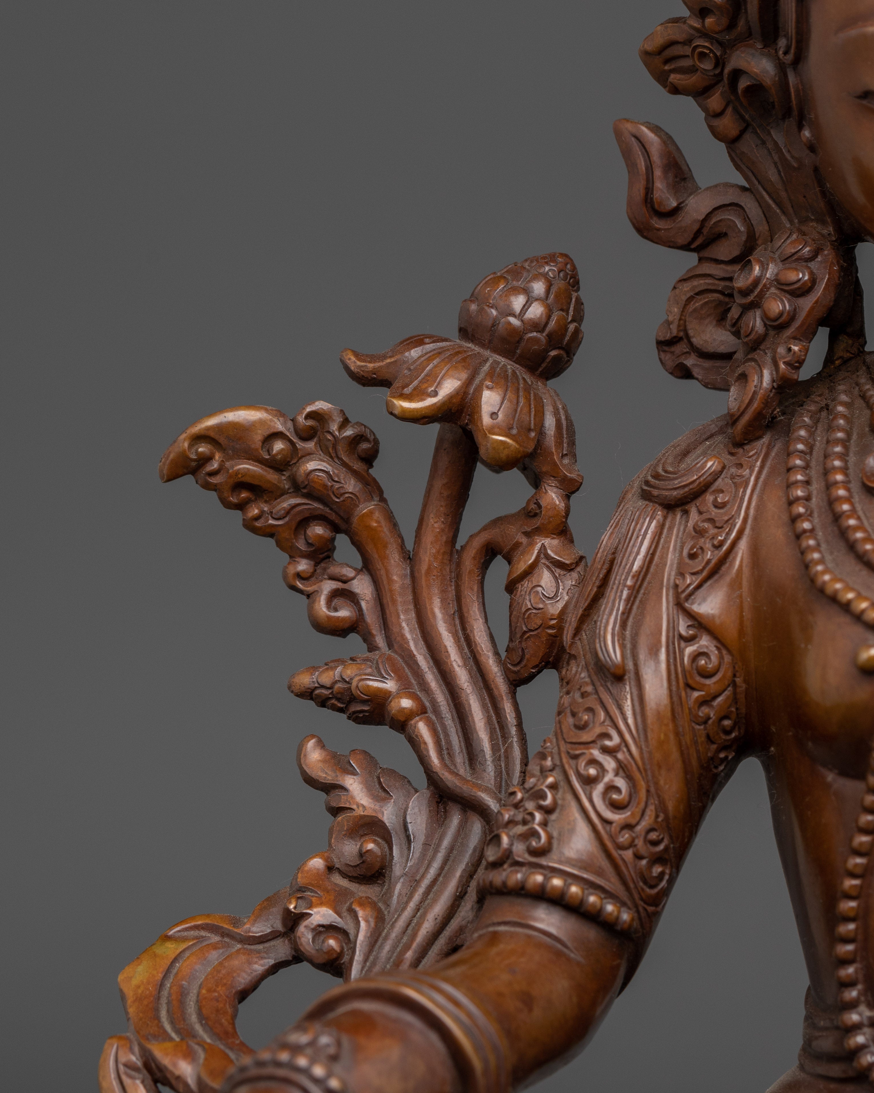 Compassion Goddess Green Tara Sculpture | Tibetan Buddhism