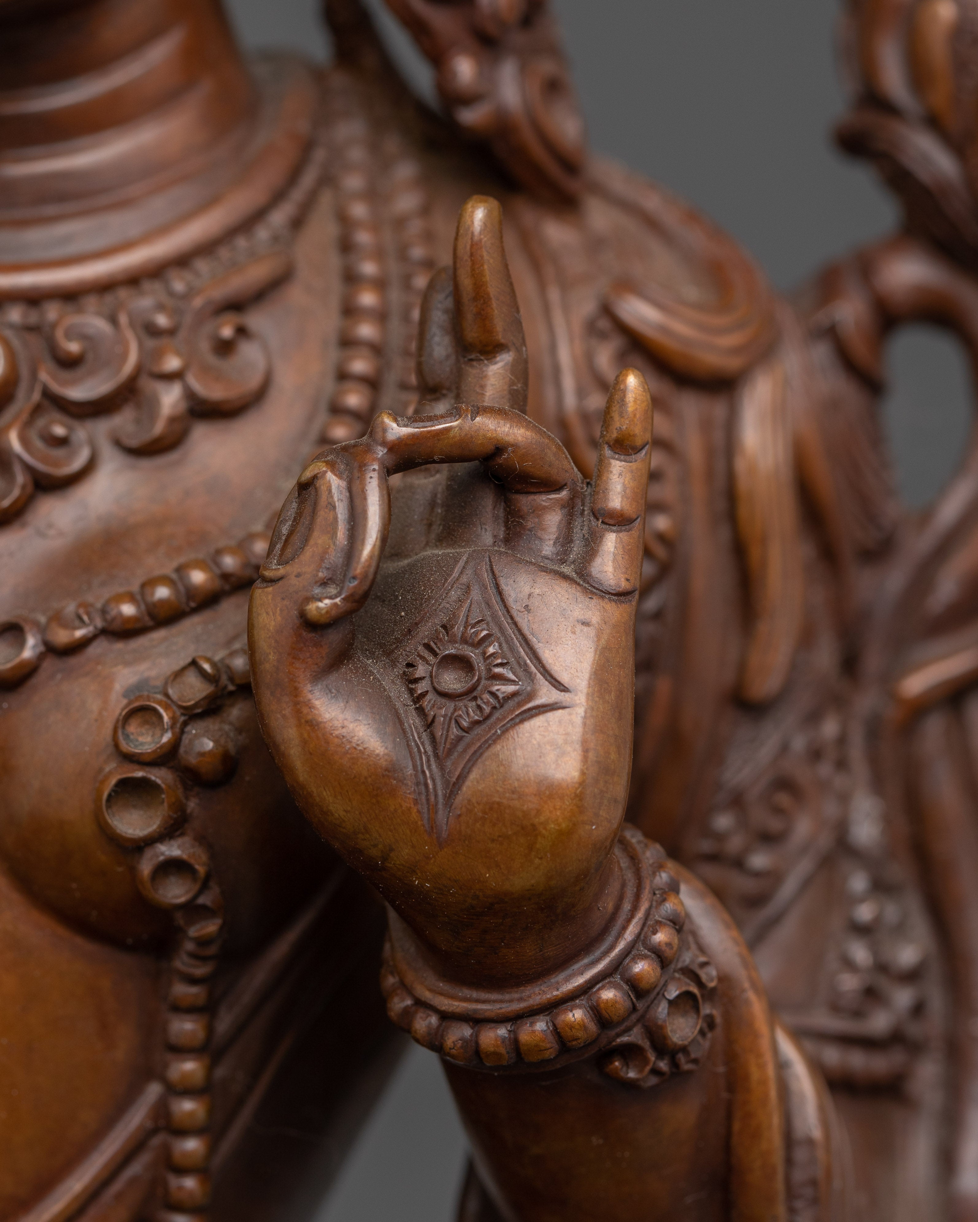 Compassion Goddess Green Tara Sculpture | Tibetan Buddhism