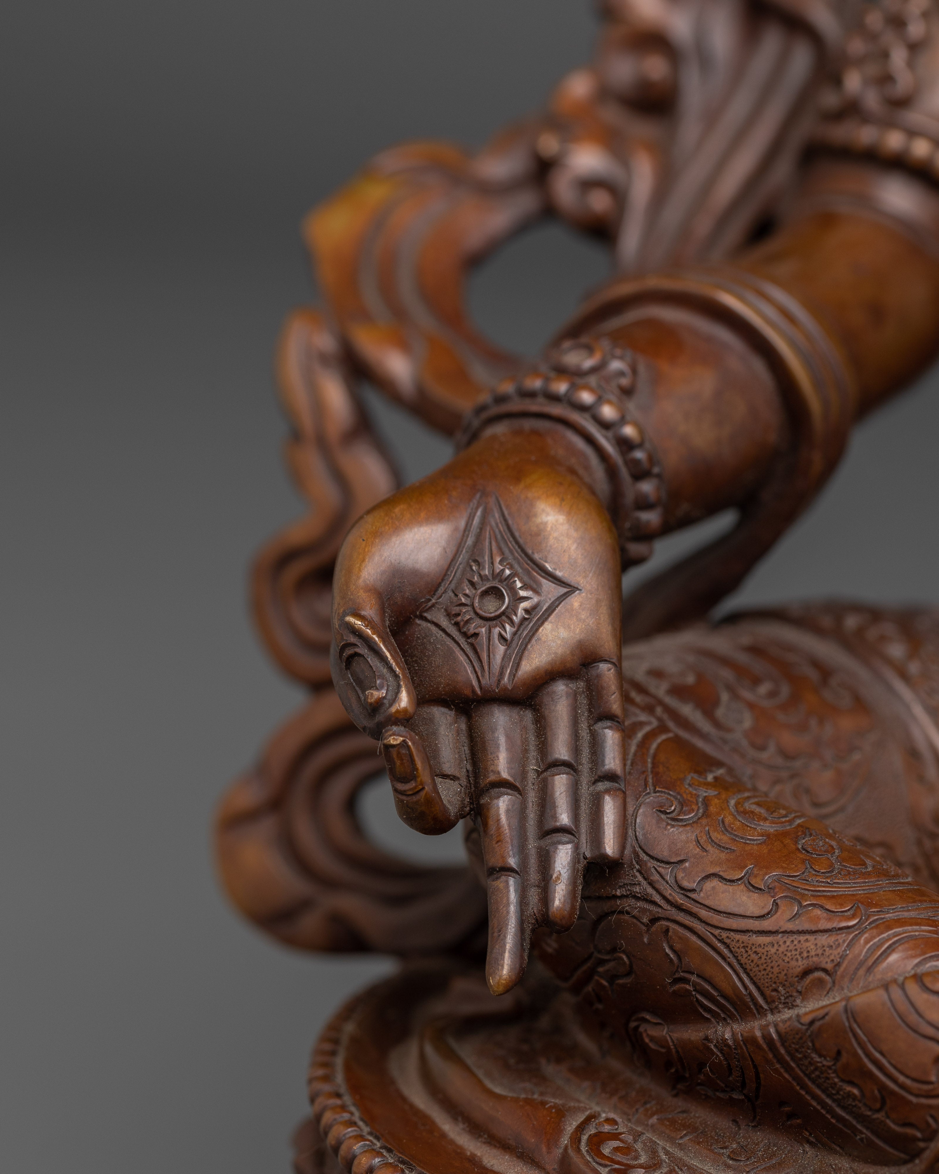 Compassion Goddess Green Tara Sculpture | Tibetan Buddhism