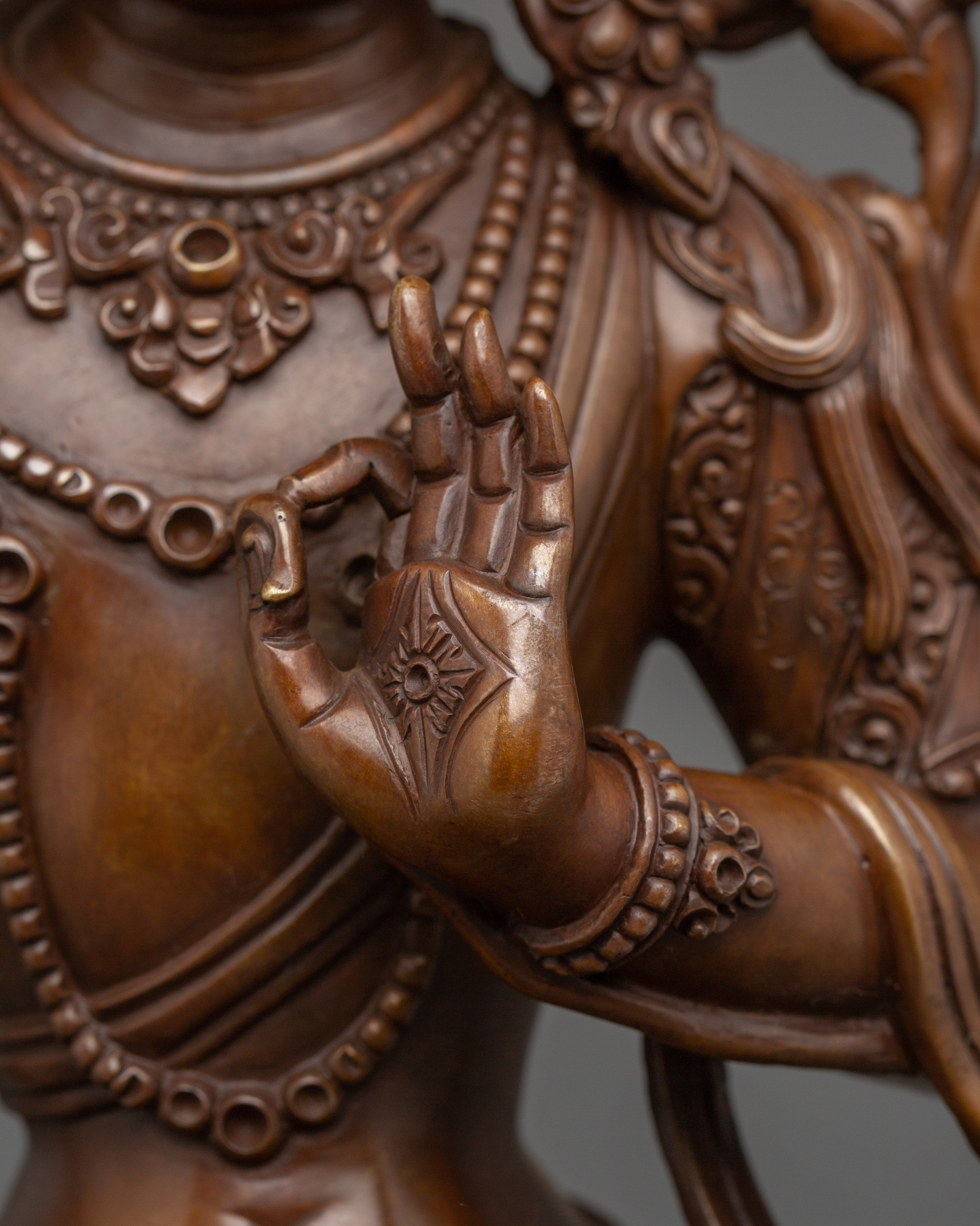 Buddhist Deity Manjushri Sculpture | Wisdom Empowerment Statue