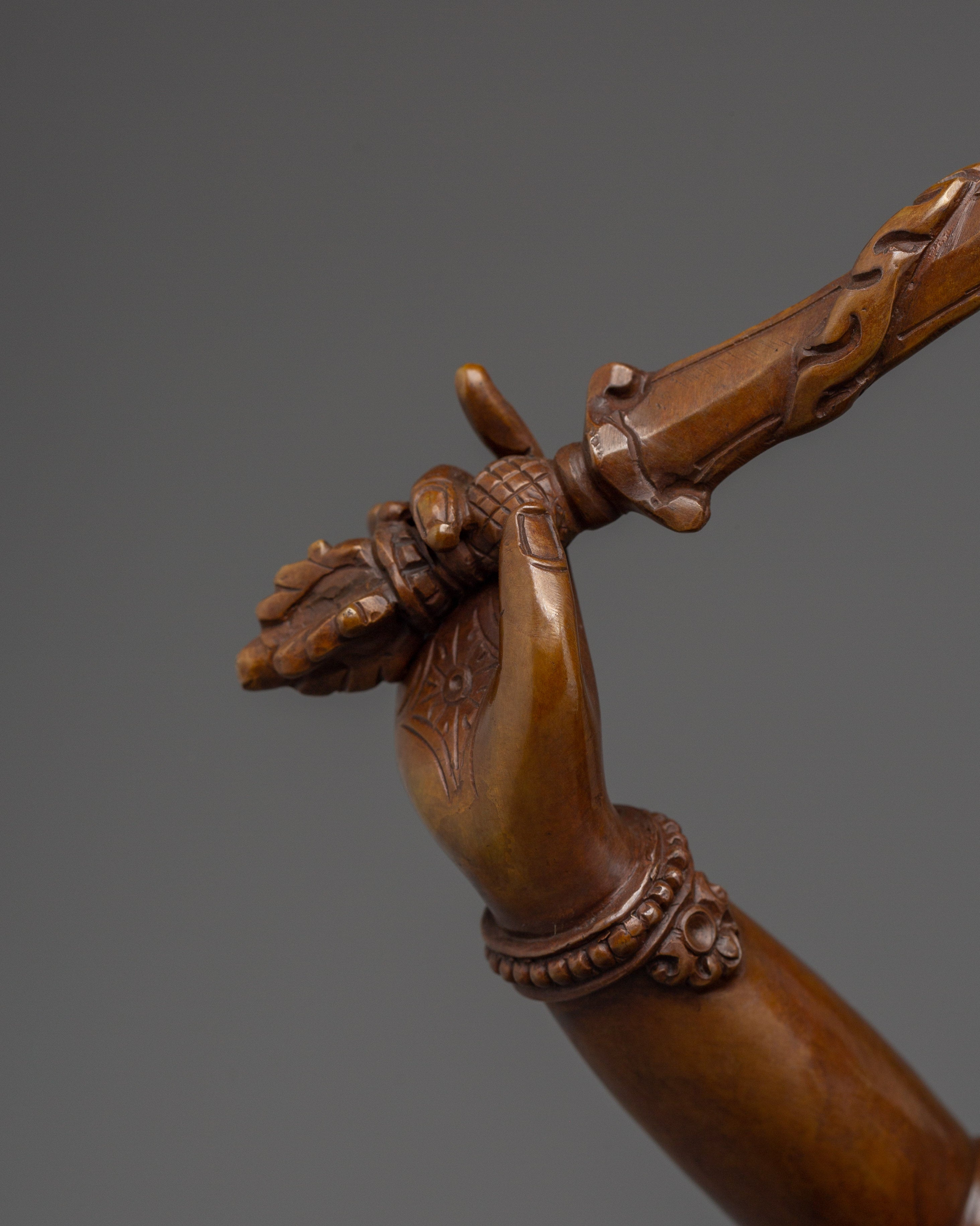 Buddhist Deity Manjushri Sculpture | Wisdom Empowerment Statue