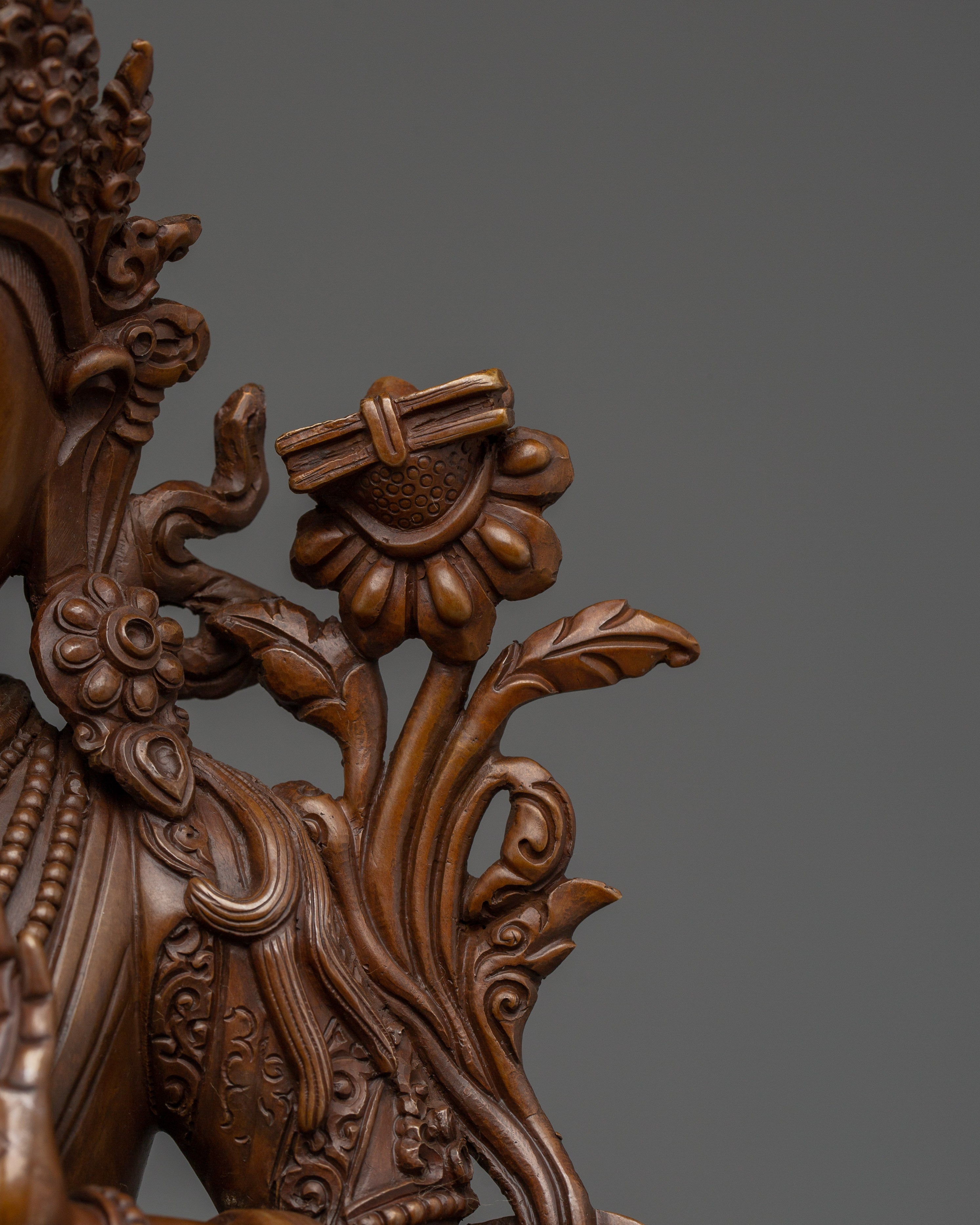 Buddhist Deity Manjushri Sculpture | Wisdom Empowerment Statue