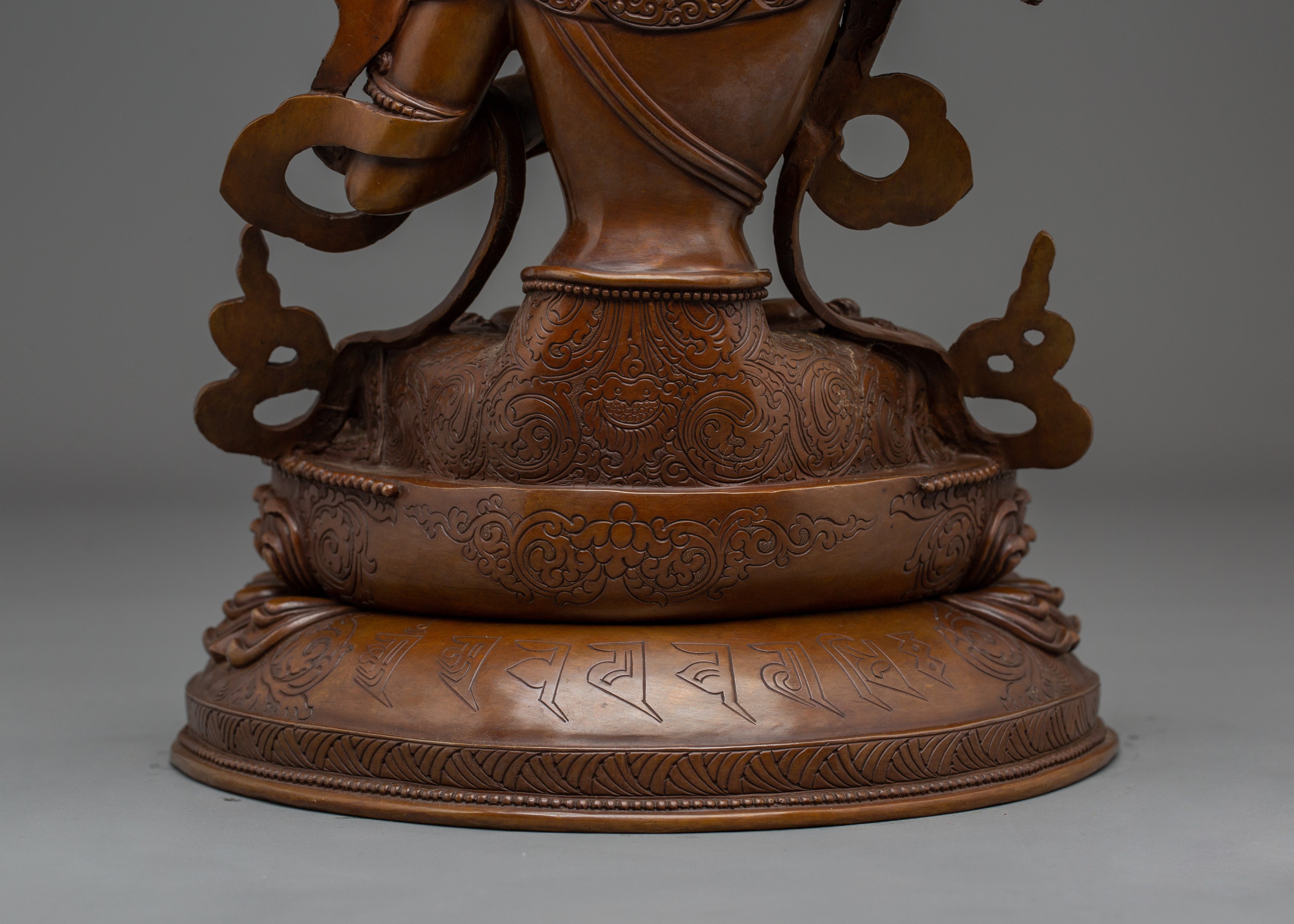 Buddhist Deity Manjushri Sculpture | Wisdom Empowerment Statue