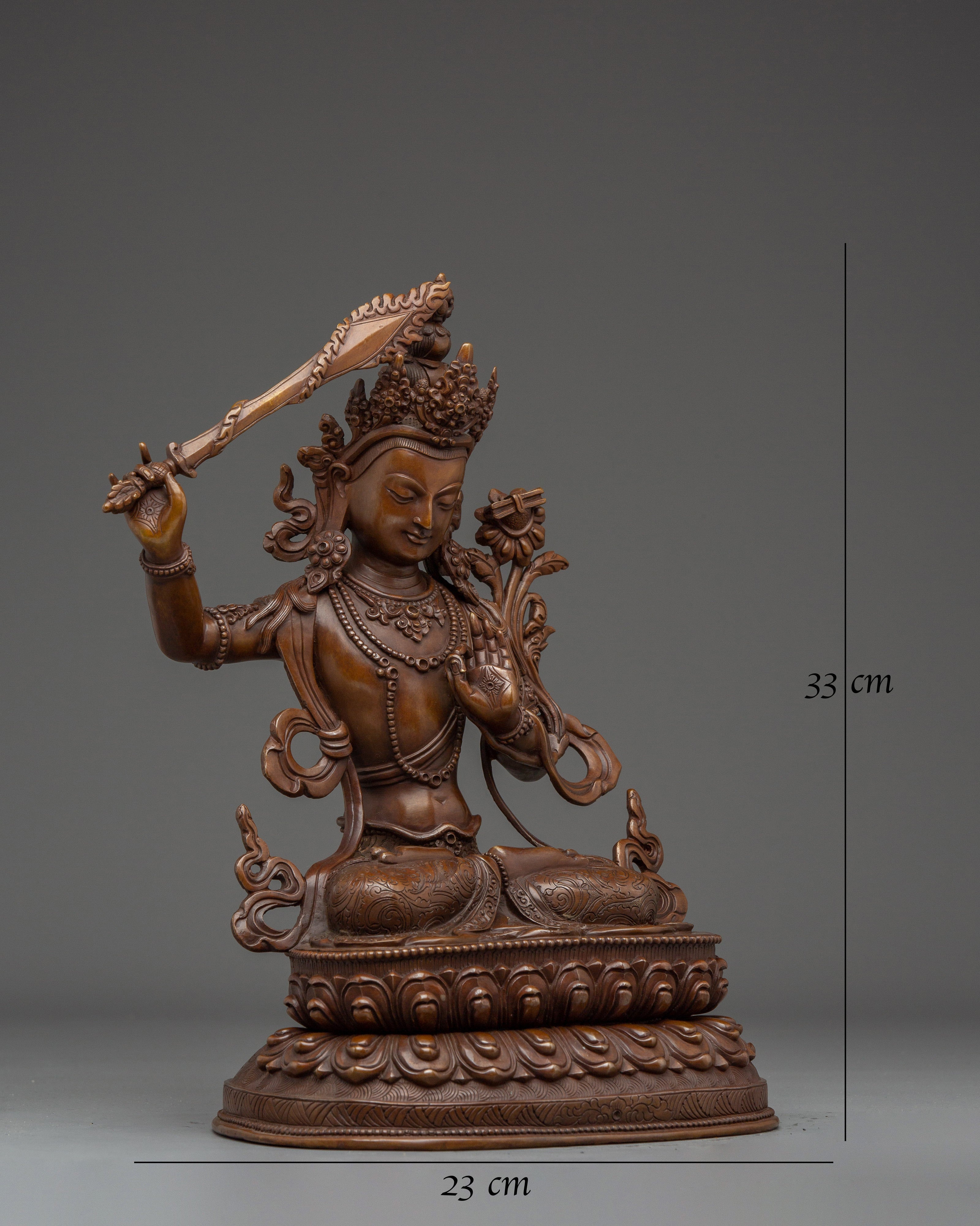 buddhist-deity-manjushri-sculpture