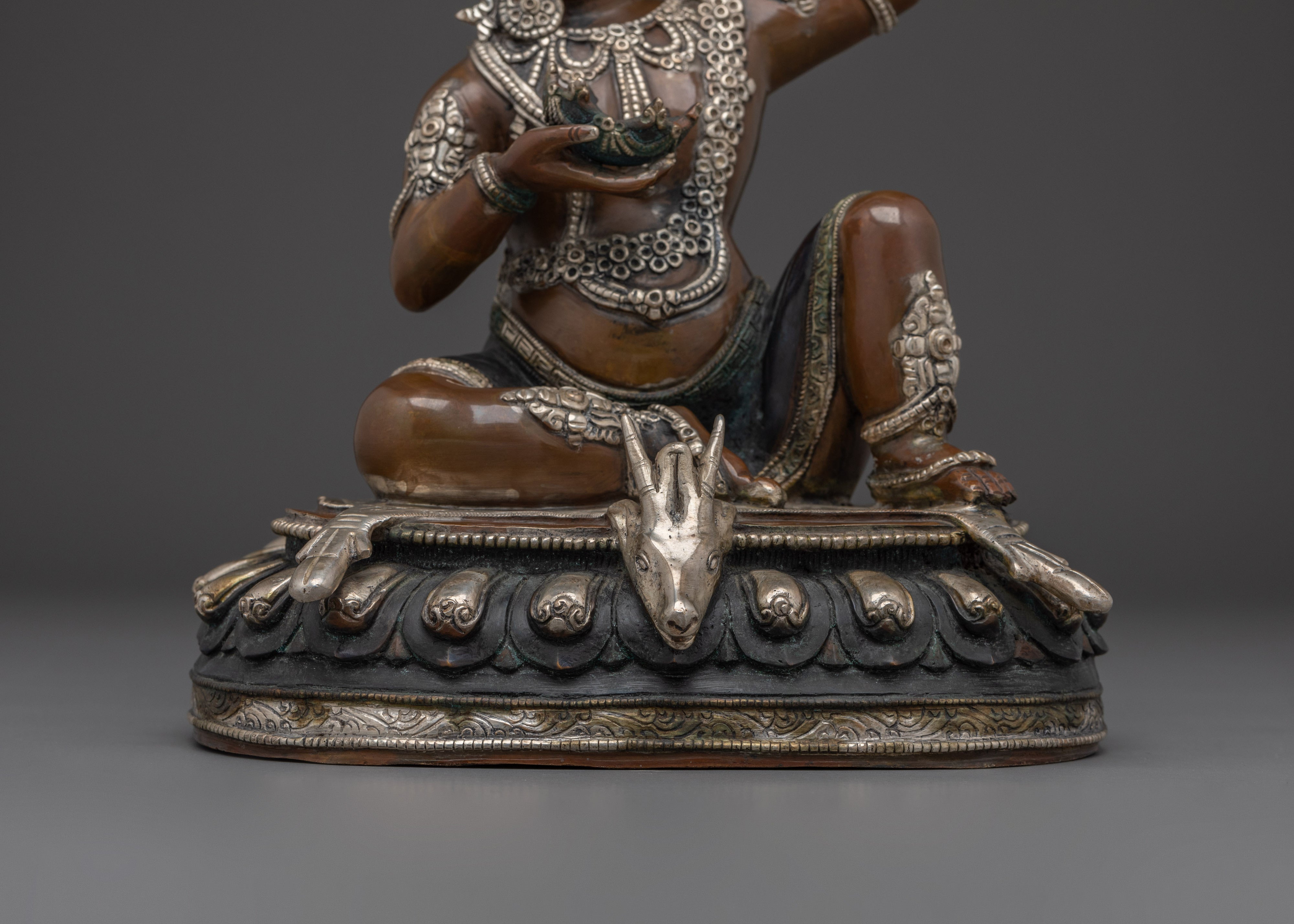 Handmade Virupa Statue | Tibetan Buddhist Yogi