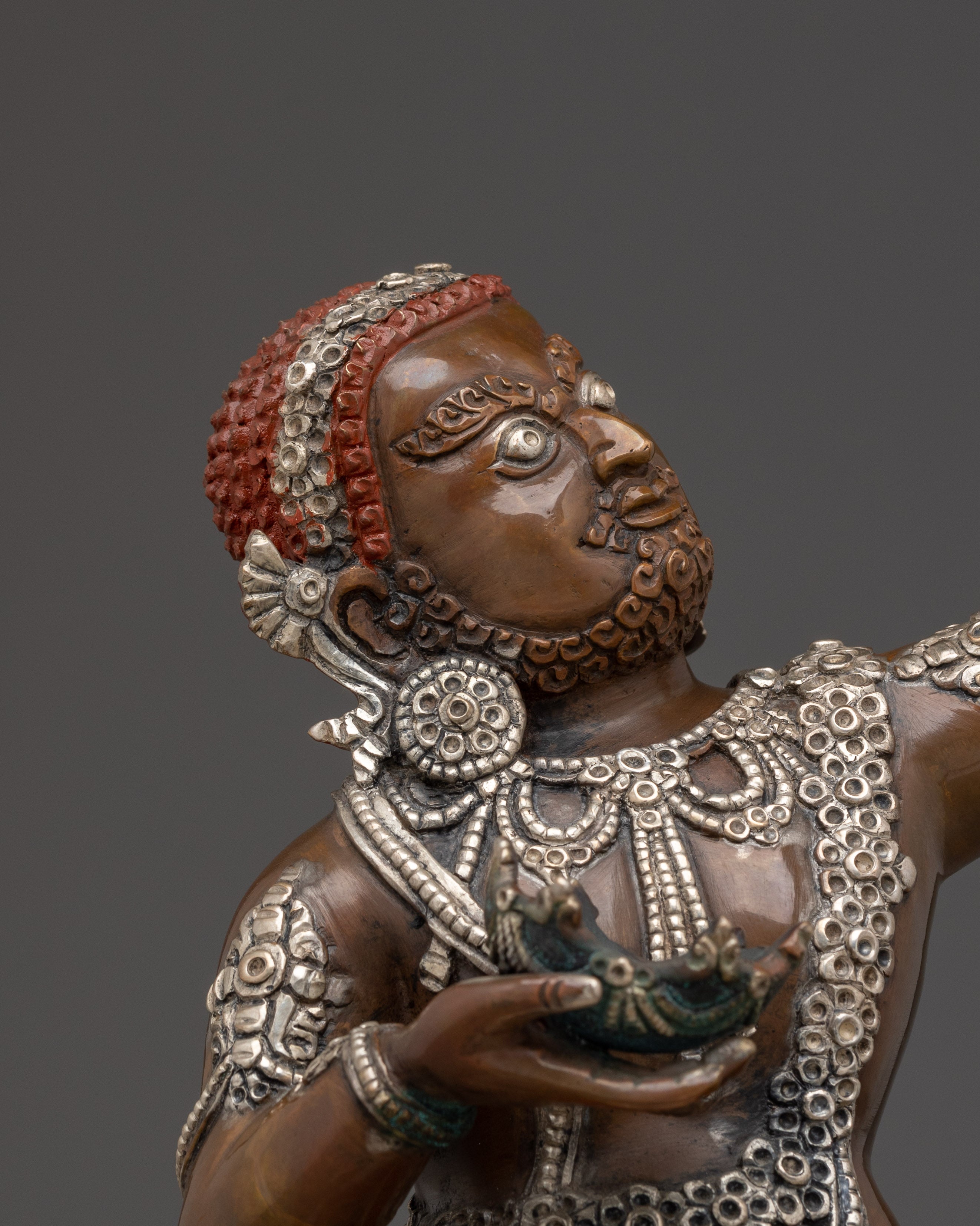 Handmade Virupa Statue | Tibetan Buddhist Yogi