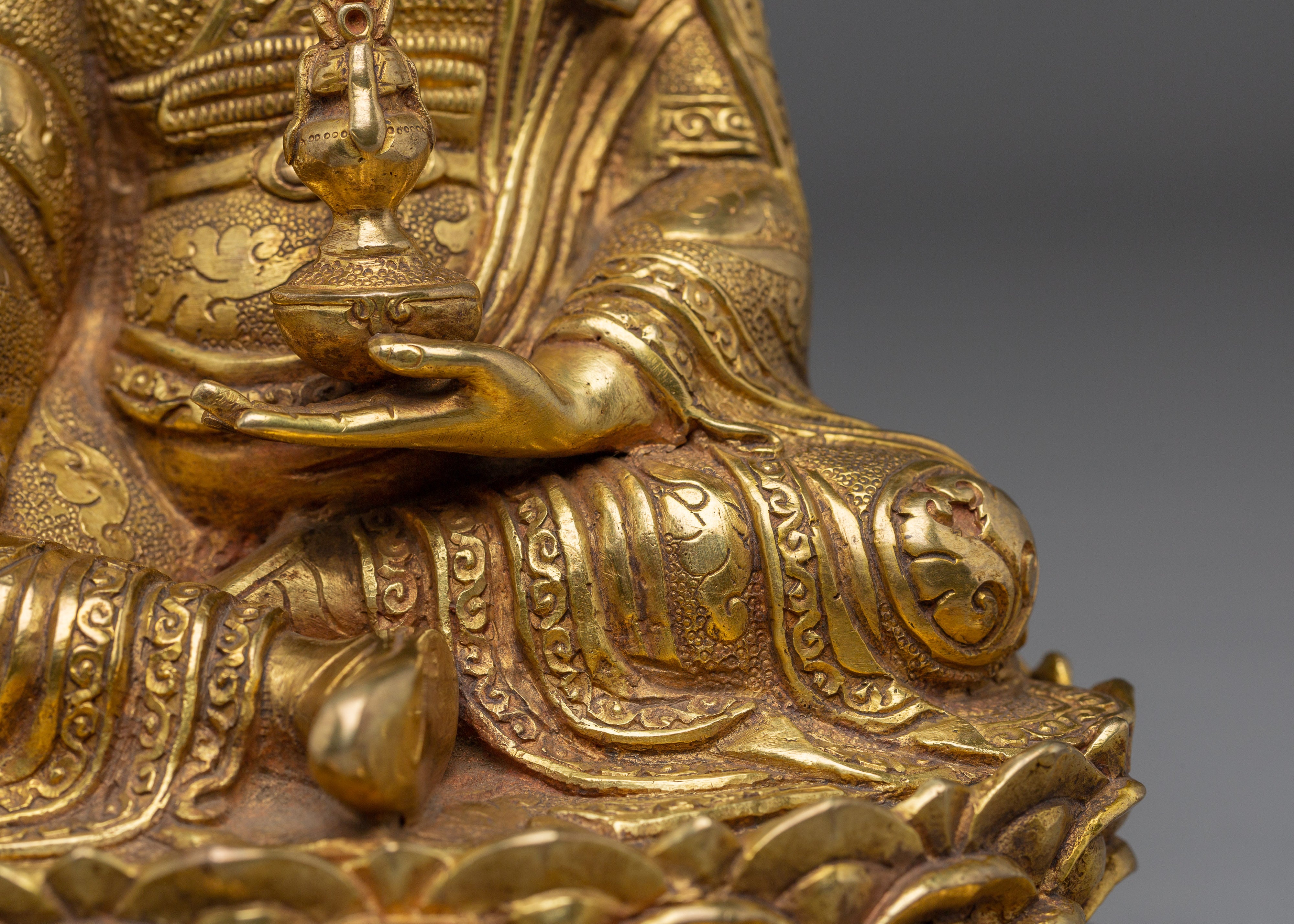 Spiritual Teacher Figurine of Guru Rinpoche | Padmasambhava Deity