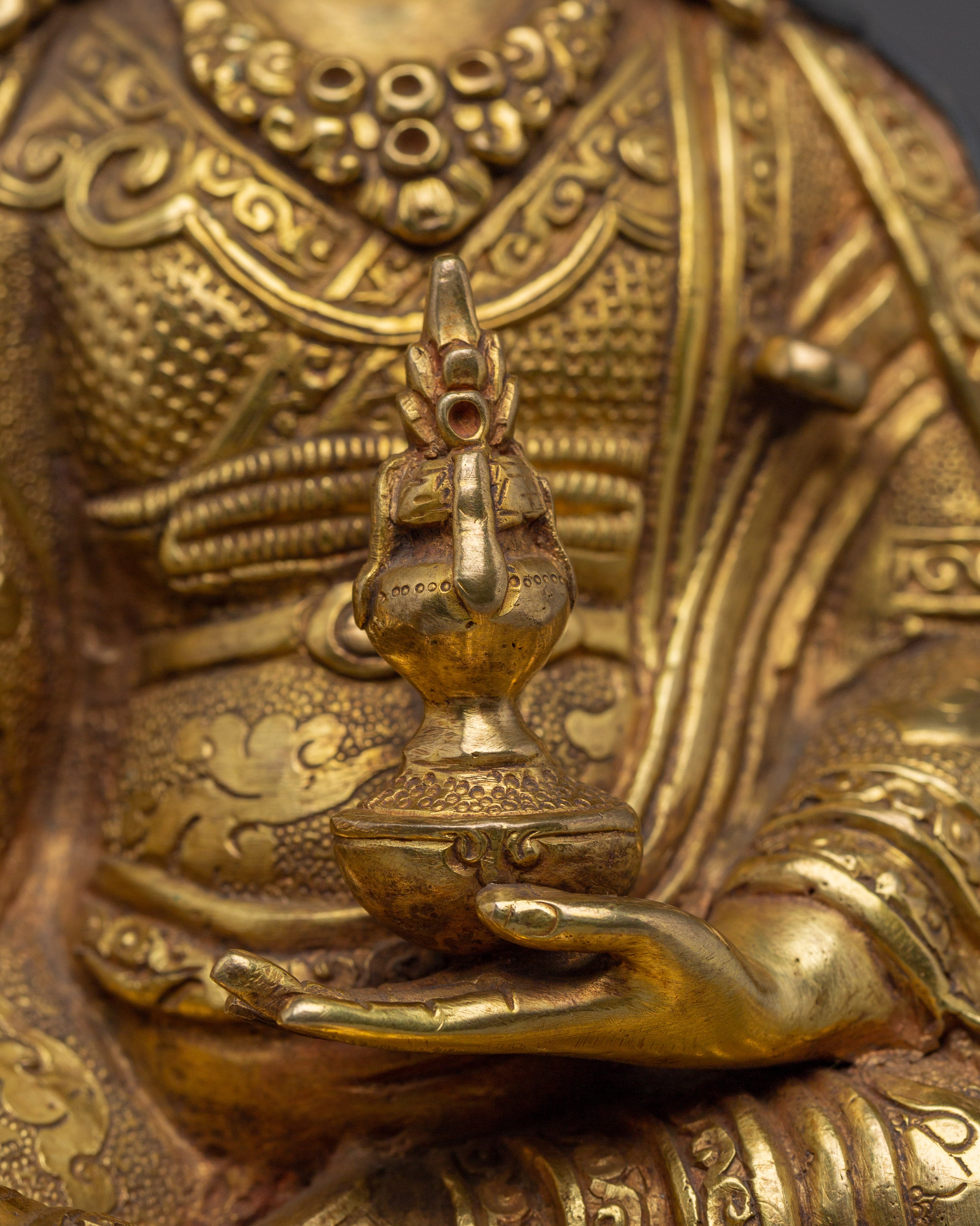 Spiritual Teacher Figurine of Guru Rinpoche | Padmasambhava Deity