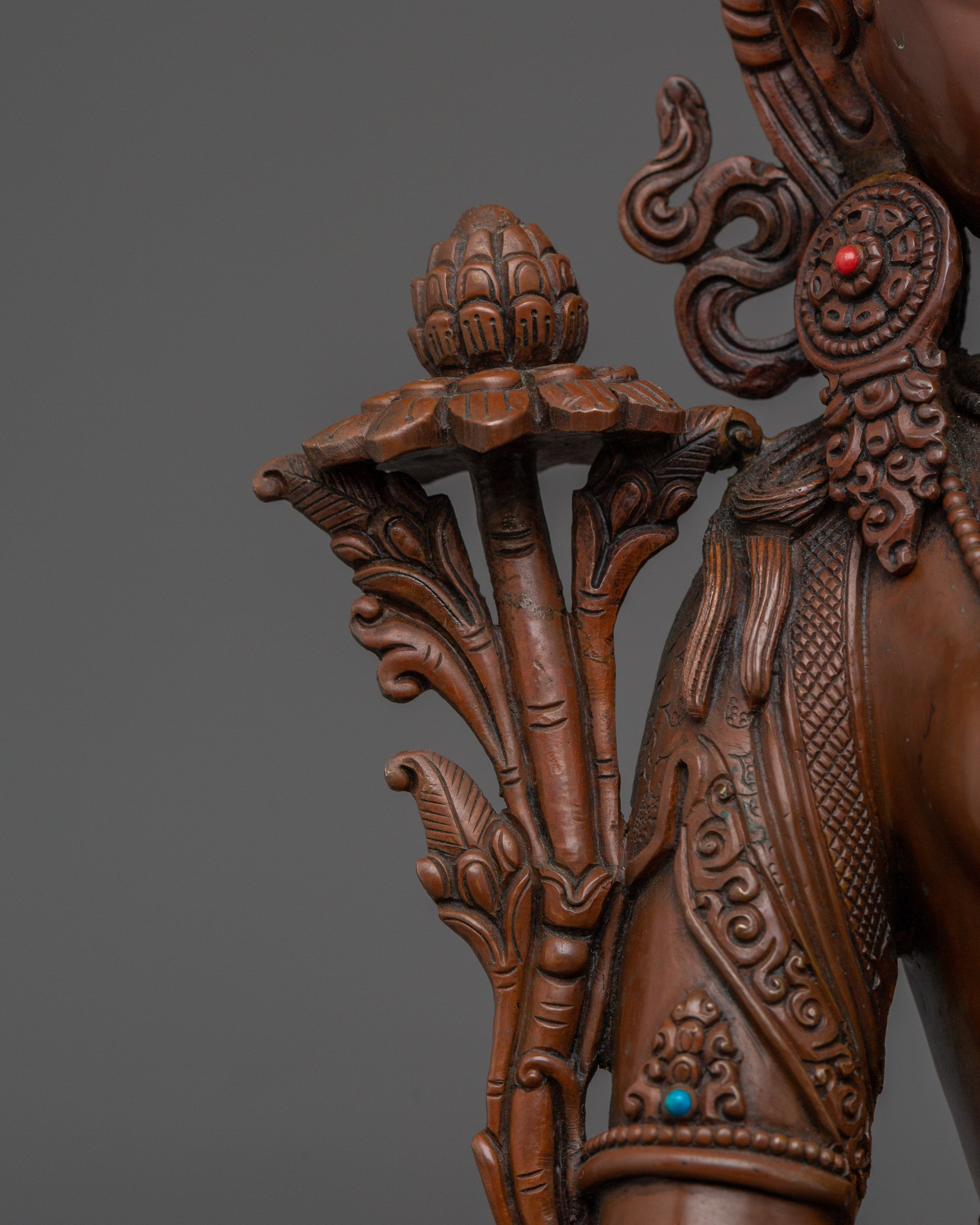 Meditation Deity Green Tara Statue | Female Buddha