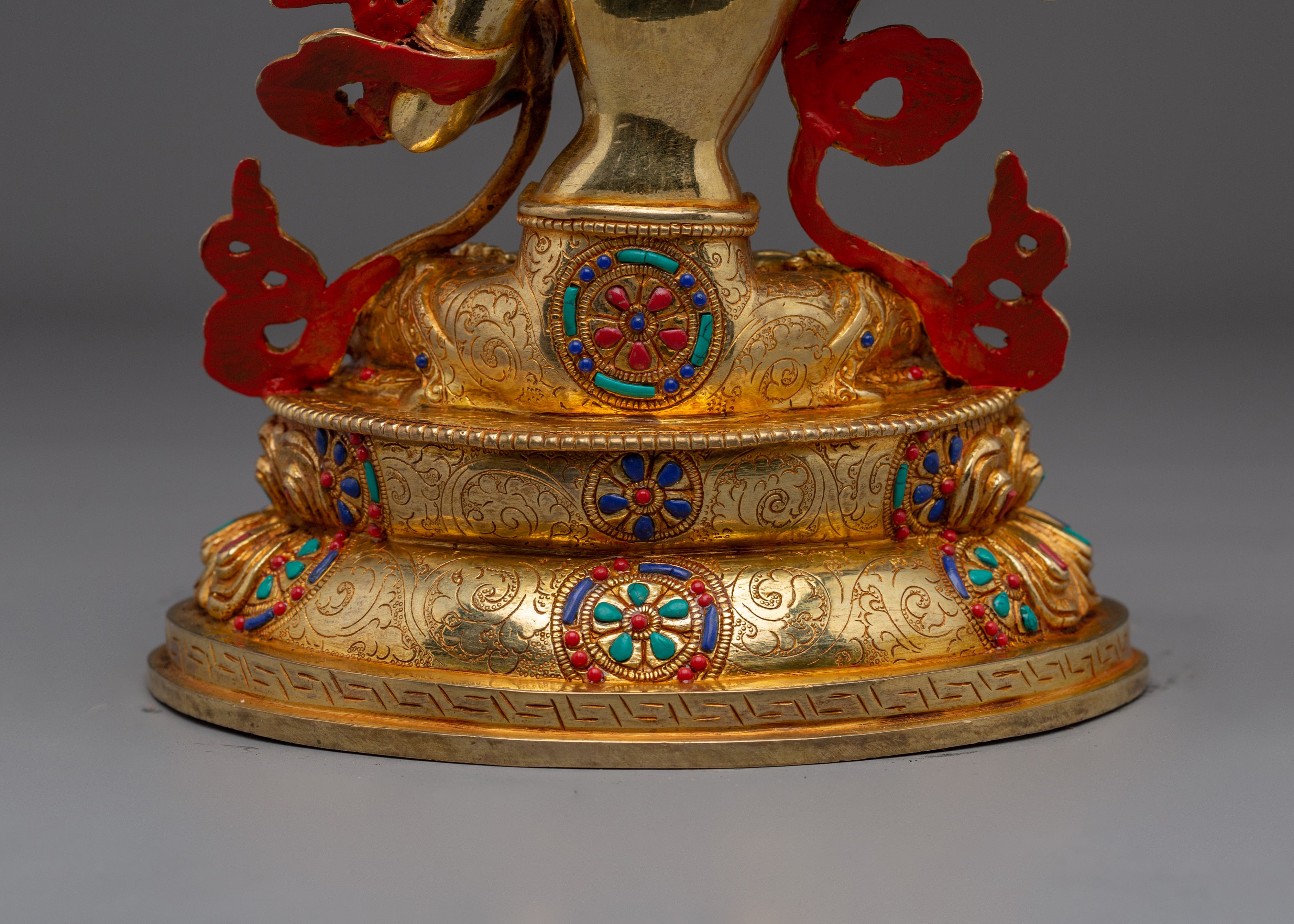 Blue Vimla Manjushri Statue | Wisdom Deity