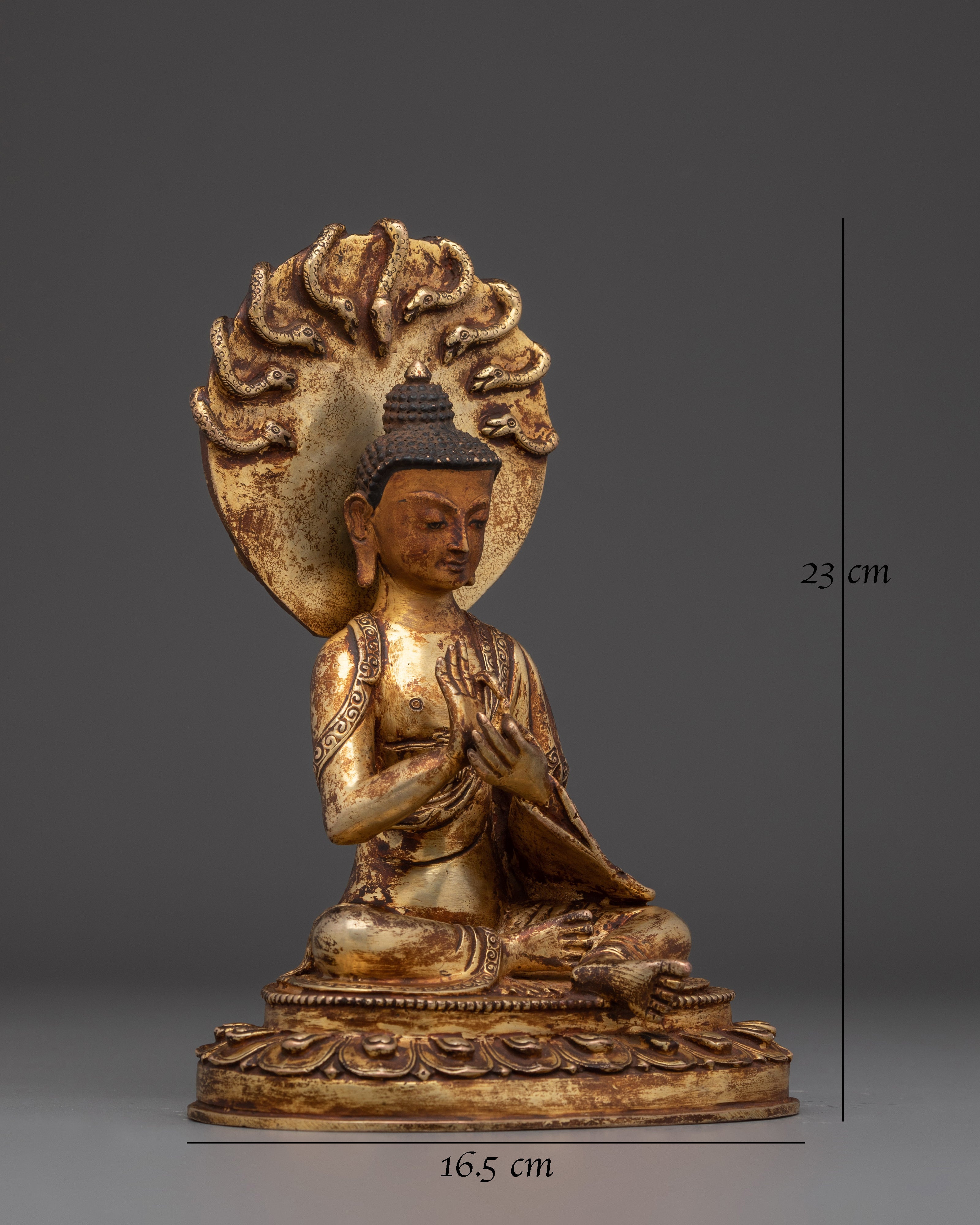 Nagarjuna Statue with Antique Finish | Buddhist Philosopher