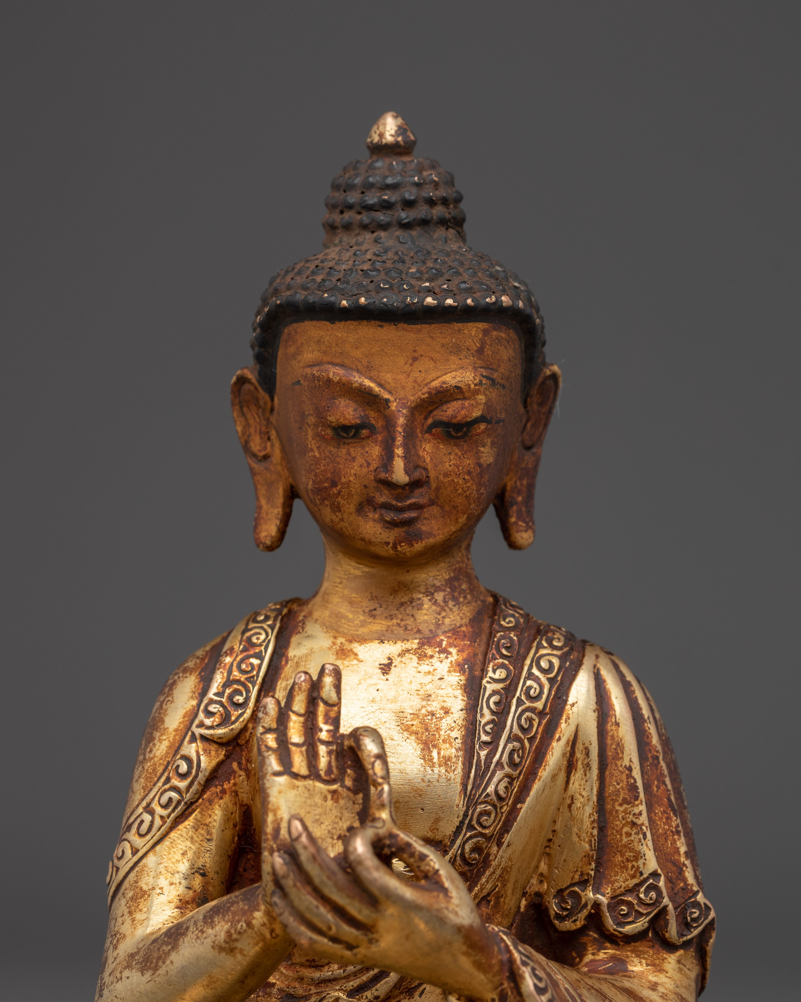 Nagarjuna Statue with Antique Finish | Buddhist Philosopher