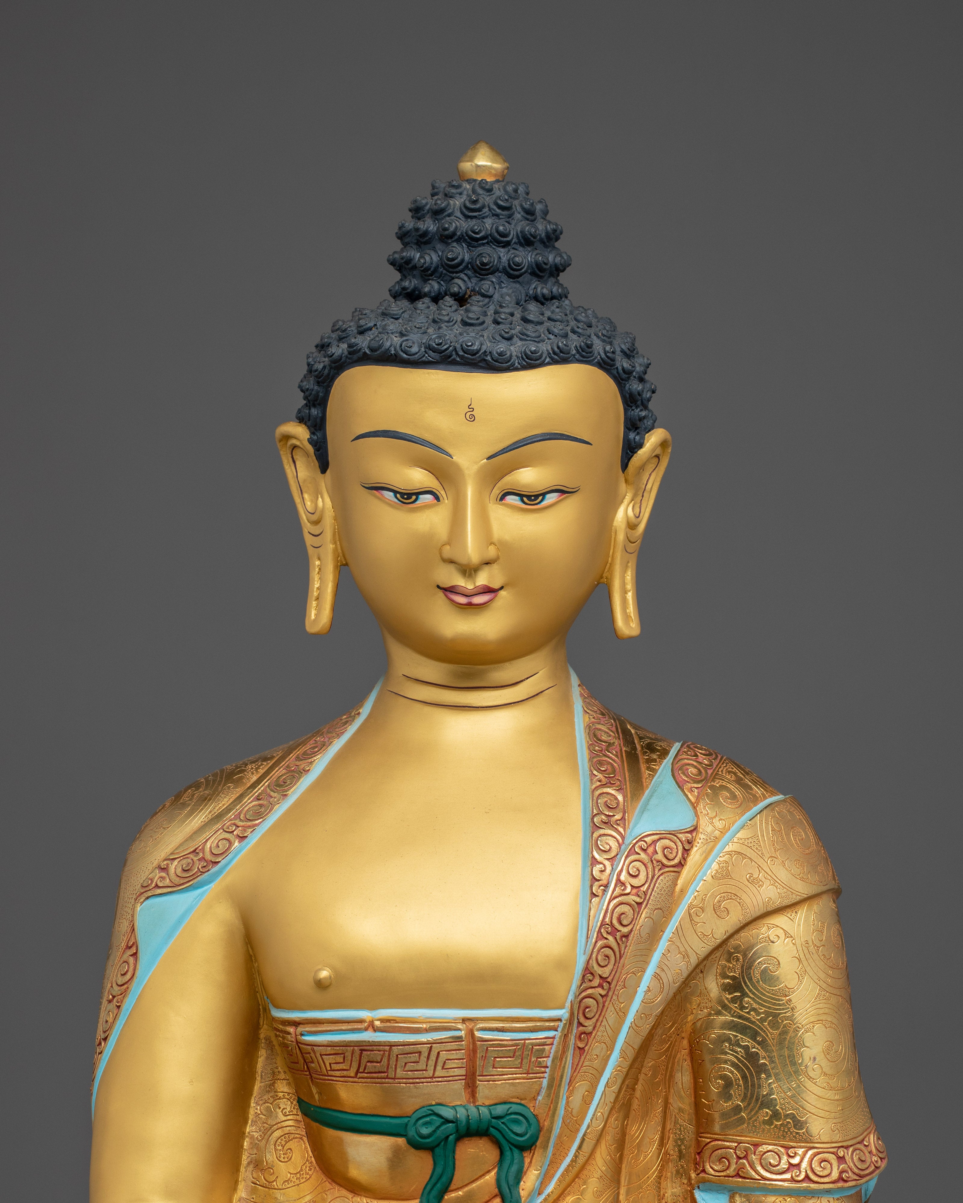 Enlightened Master Shakyamuni Buddha With Disciples | Meditation Decor