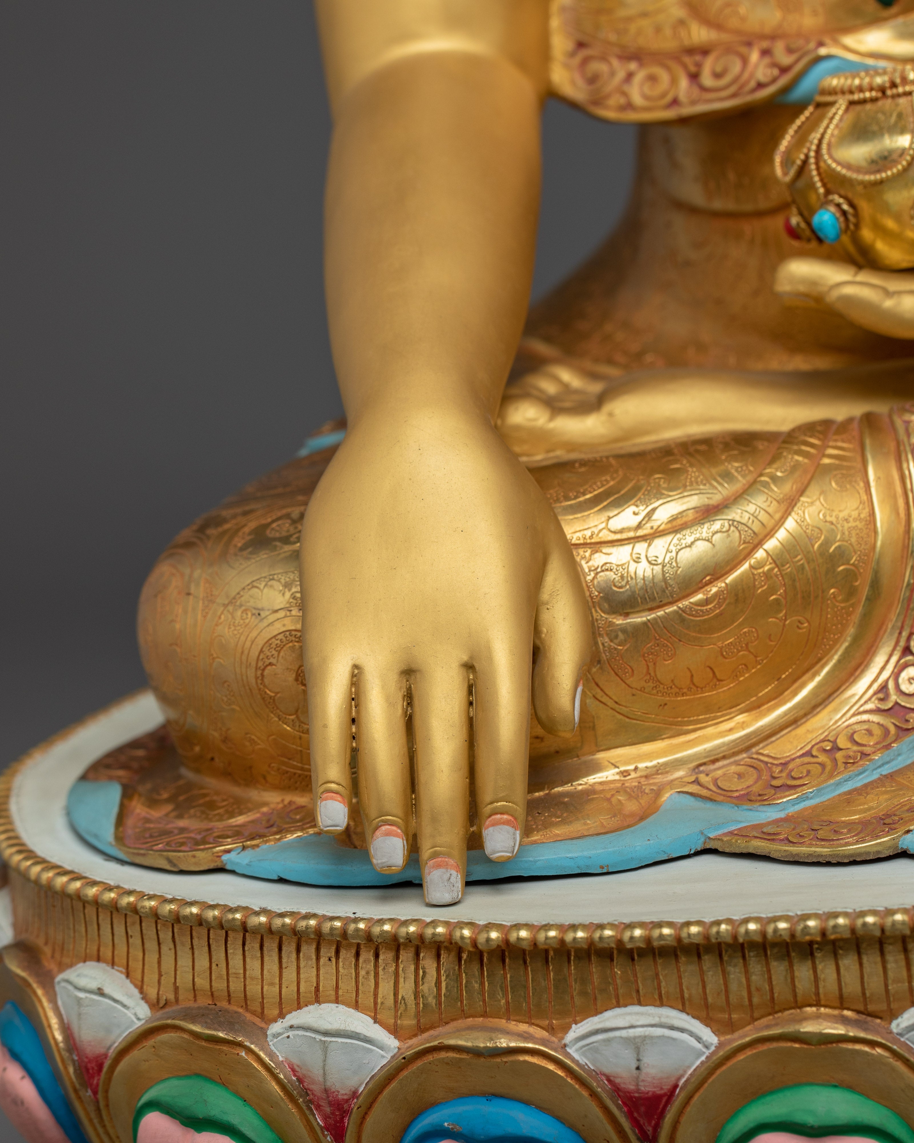 Enlightened Master Shakyamuni Buddha With Disciples | Meditation Decor