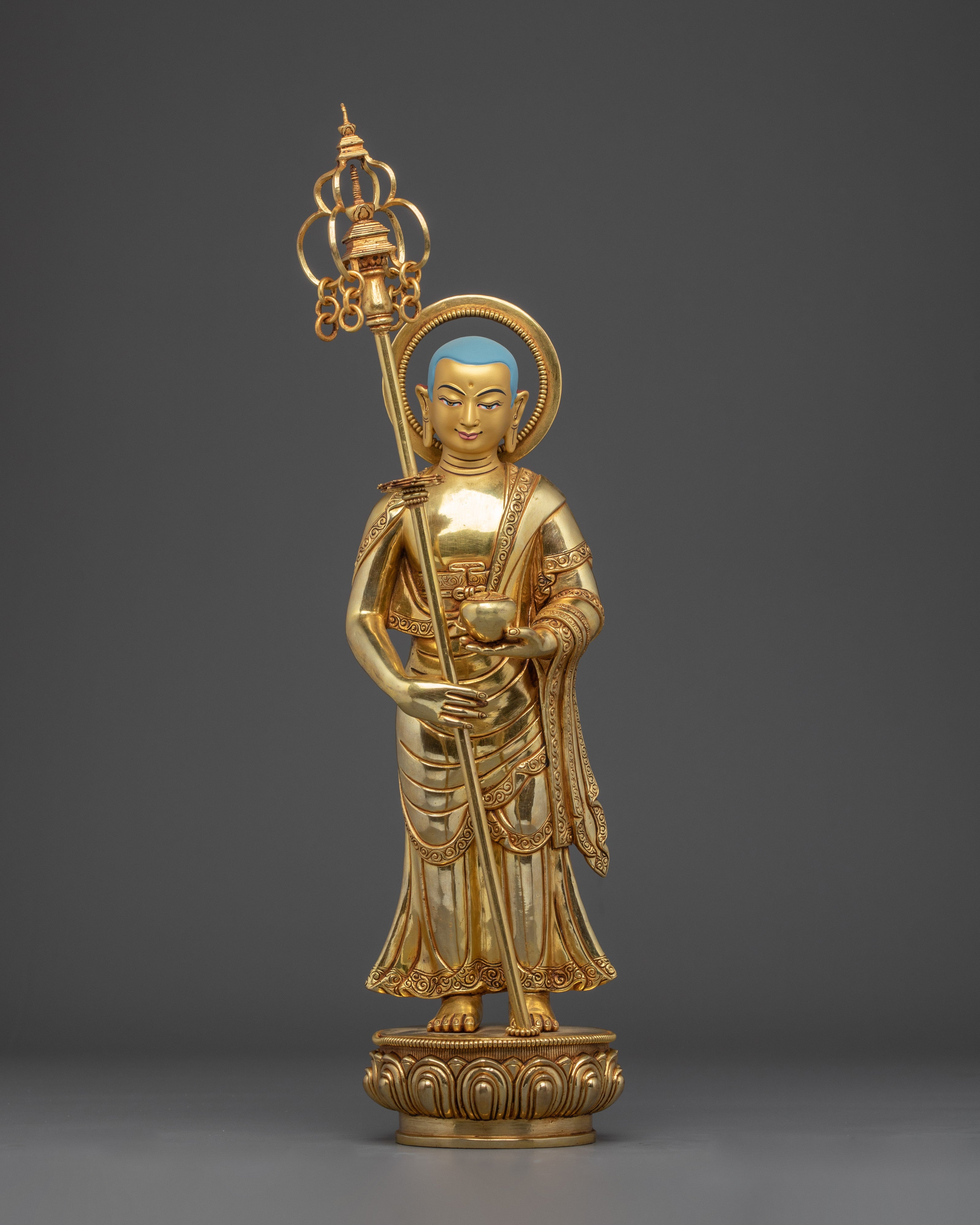 Enlightened Master Shakyamuni Buddha With Disciples | Meditation Decor