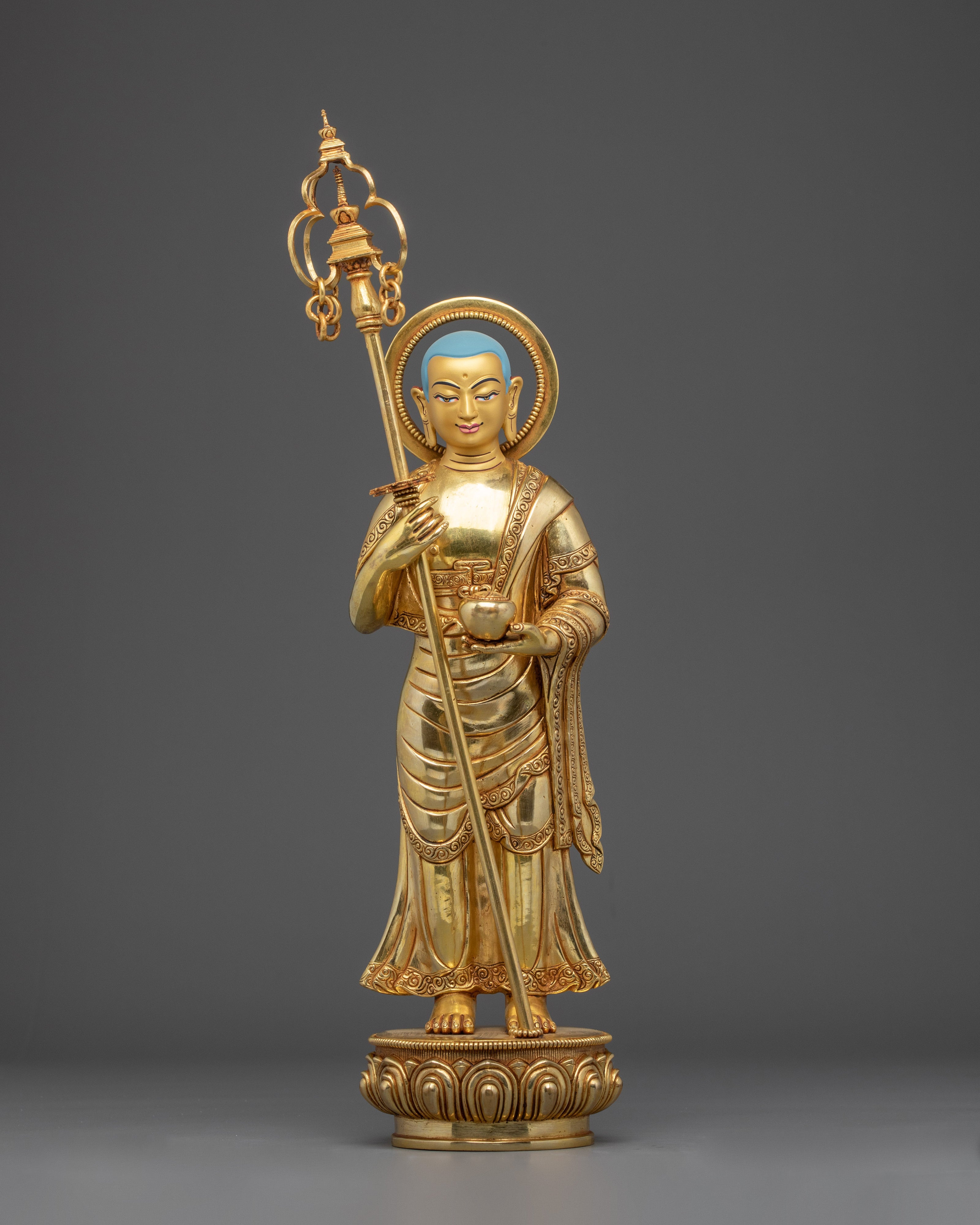 Enlightened Master Shakyamuni Buddha With Disciples | Meditation Decor