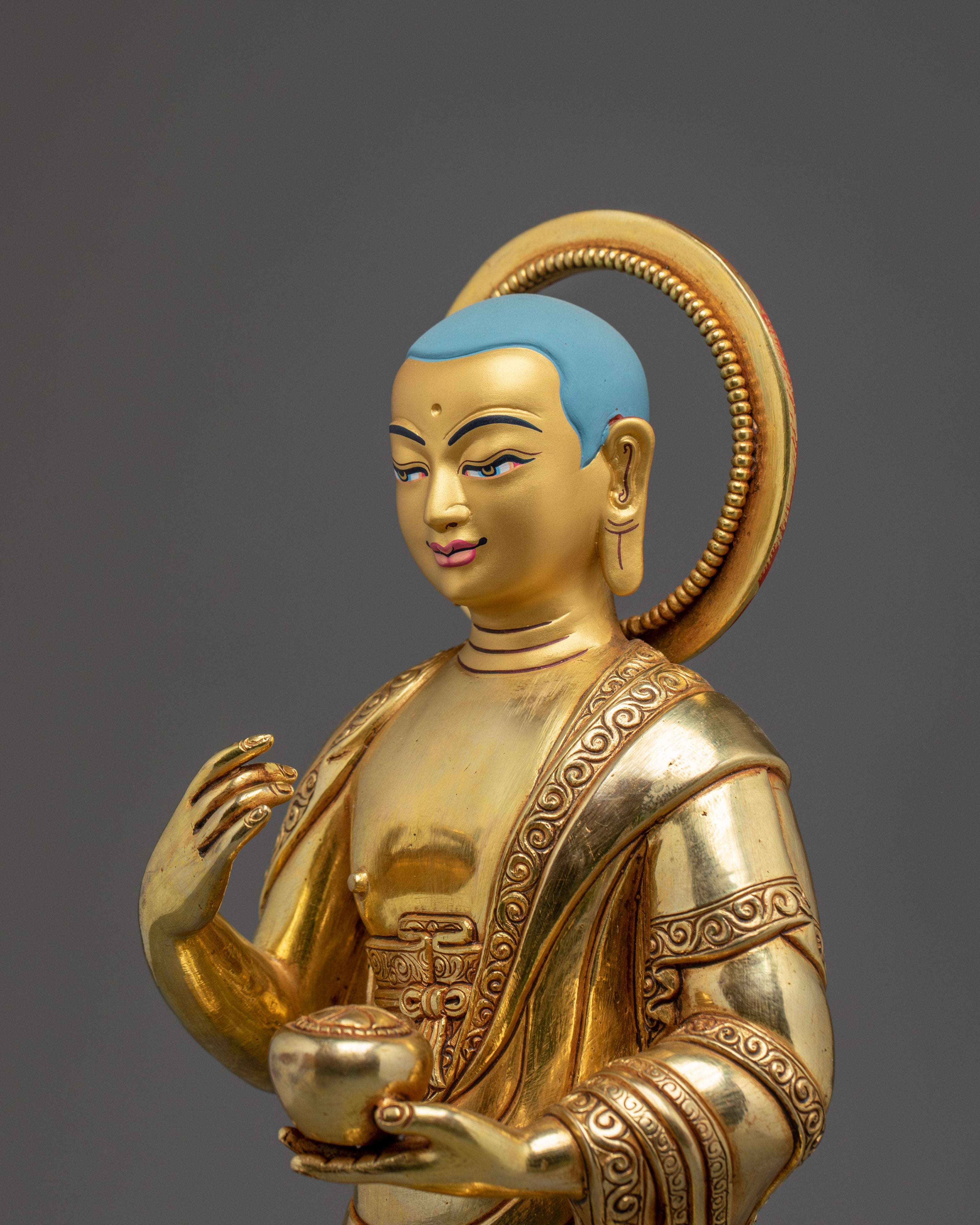 Enlightened Master Shakyamuni Buddha With Disciples | Meditation Decor