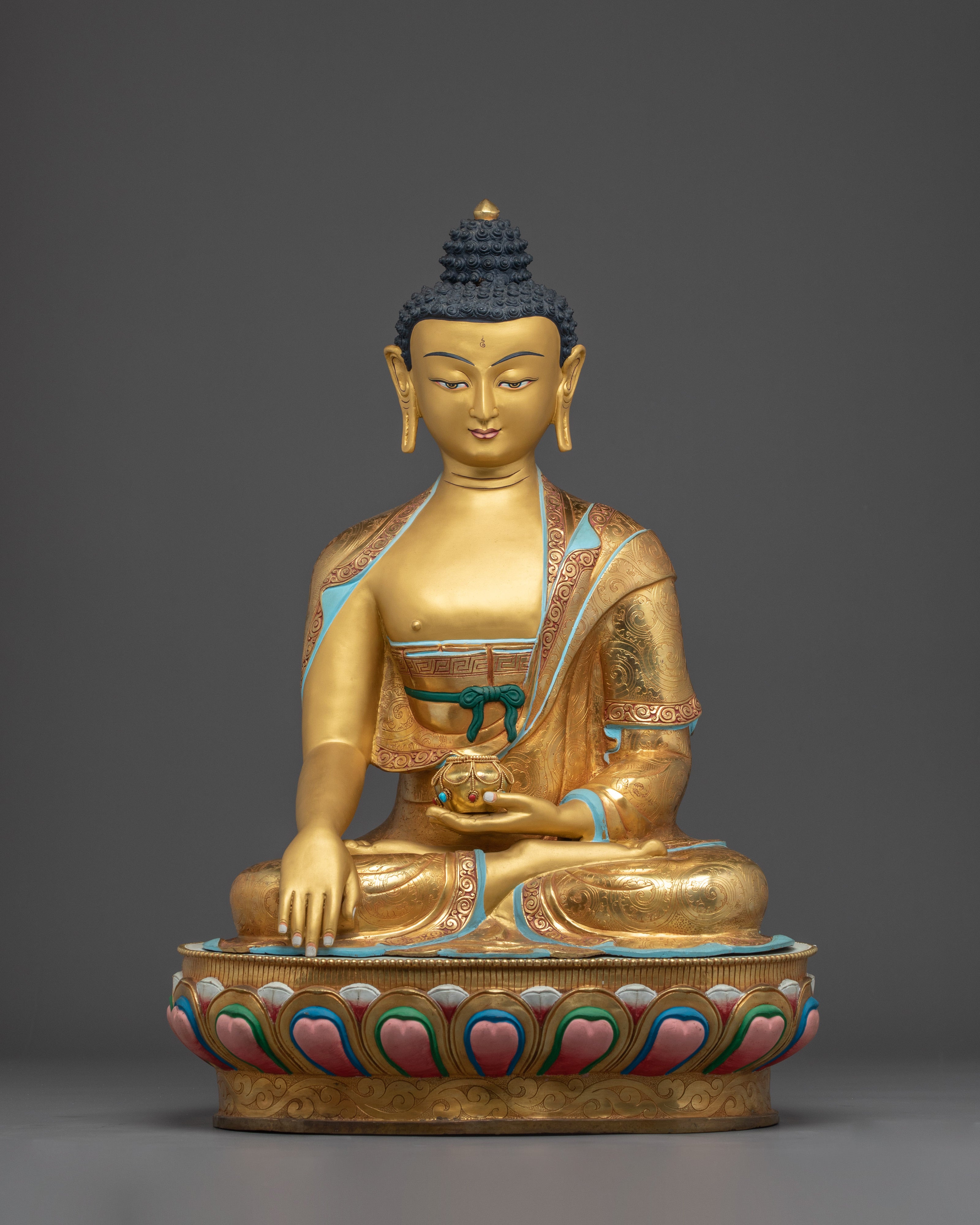 Enlightened Master Shakyamuni Buddha With Disciples | Meditation Decor