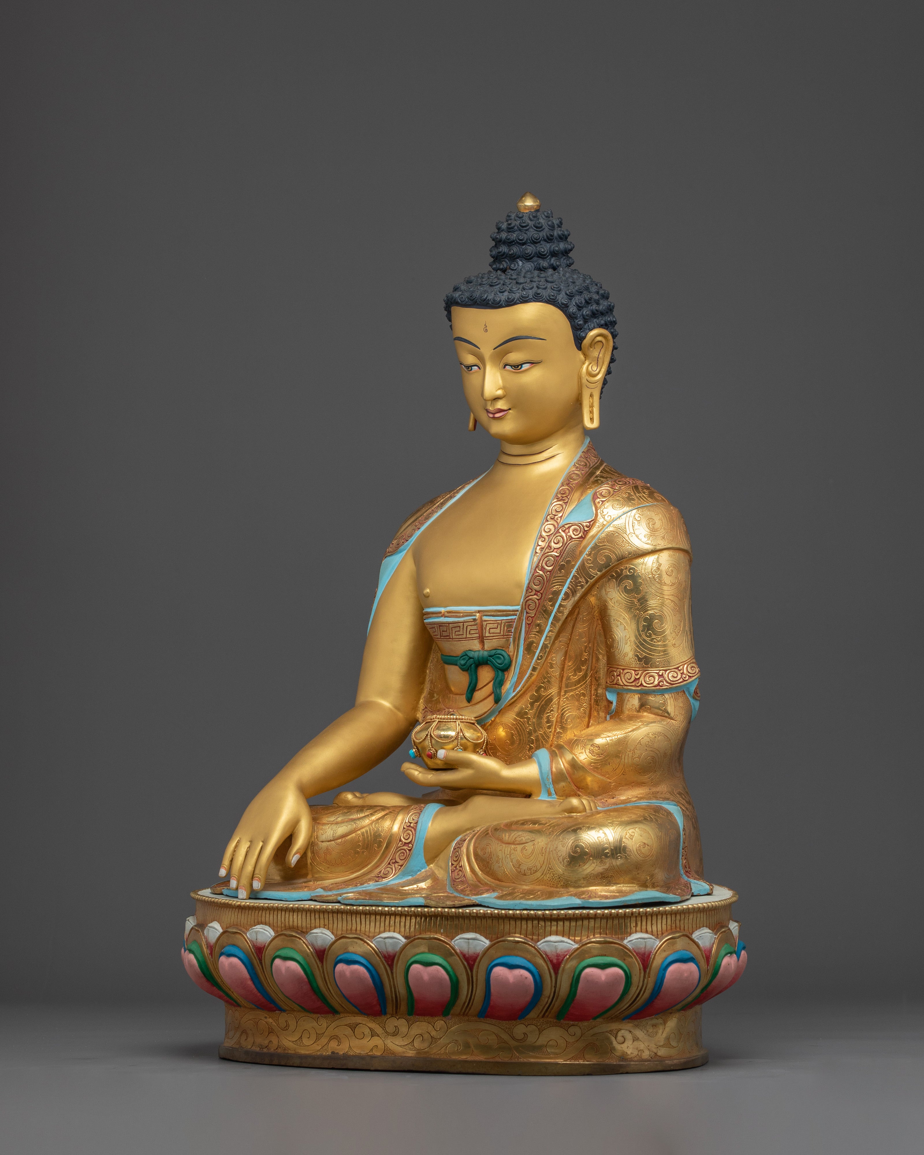 Enlightened Master Shakyamuni Buddha With Disciples | Meditation Decor
