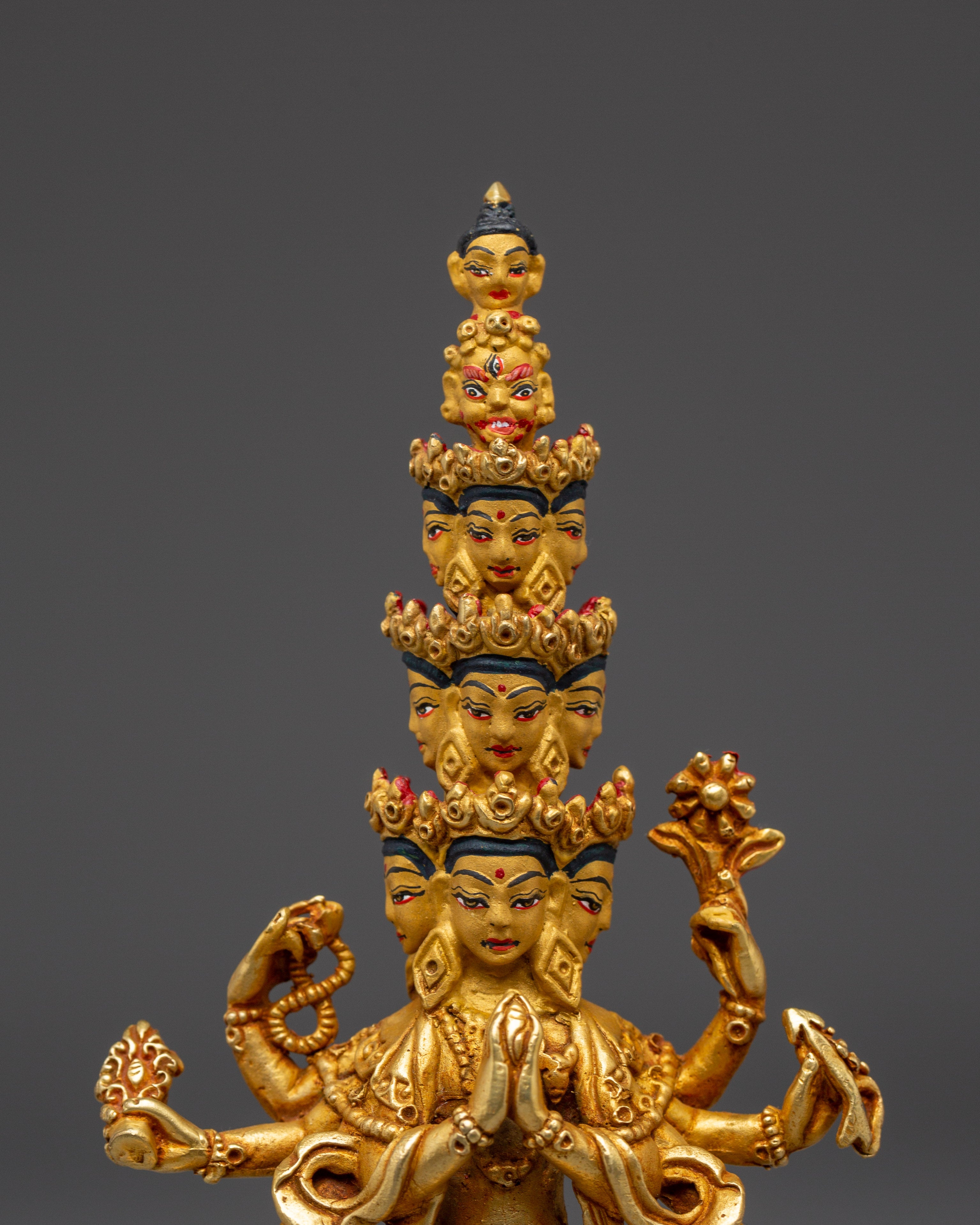 Machine made 1000 Armed Chenrezig Statue