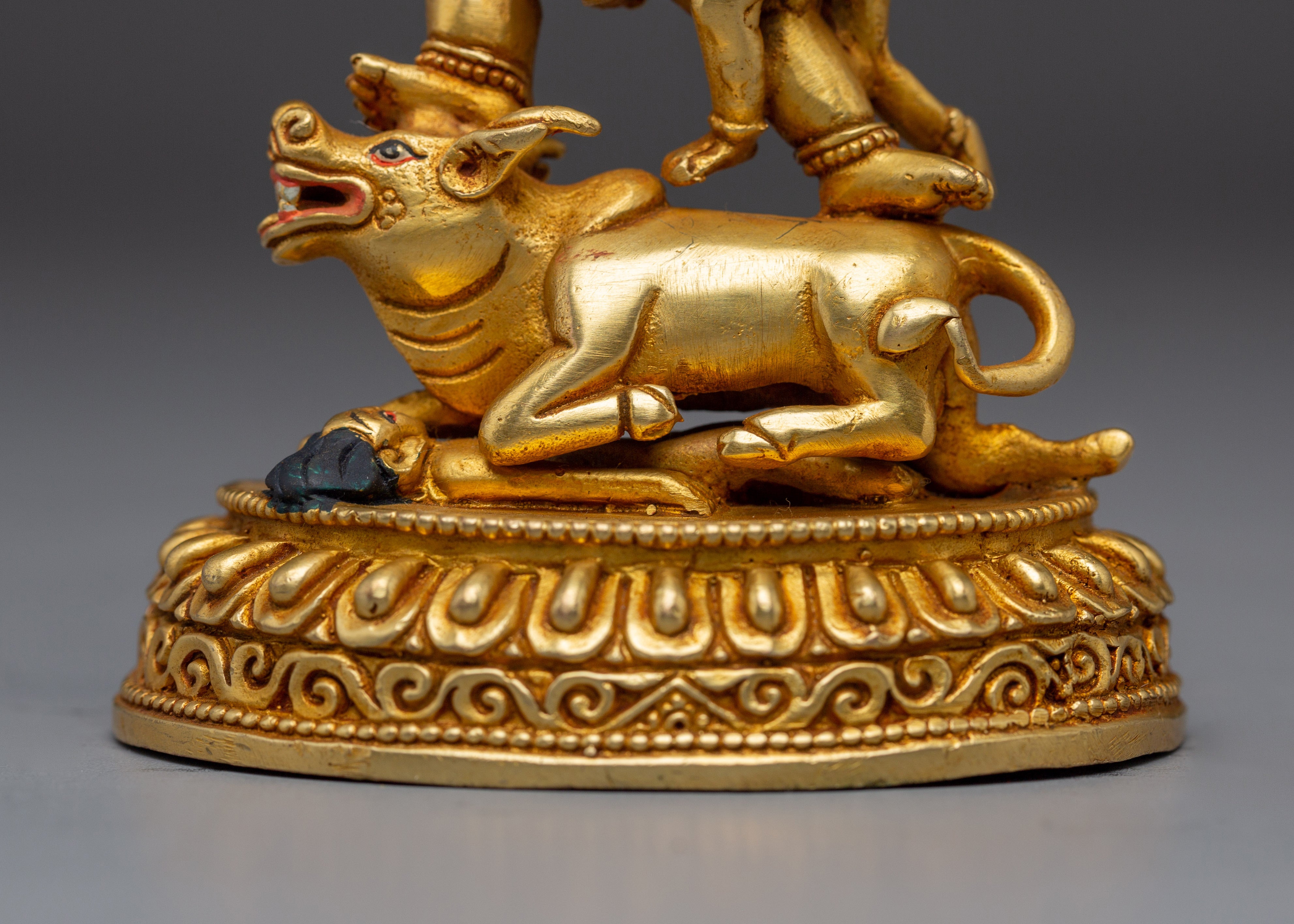 Wrathful Deity Yamantaka With Consort | Tibetan Buddhist Art