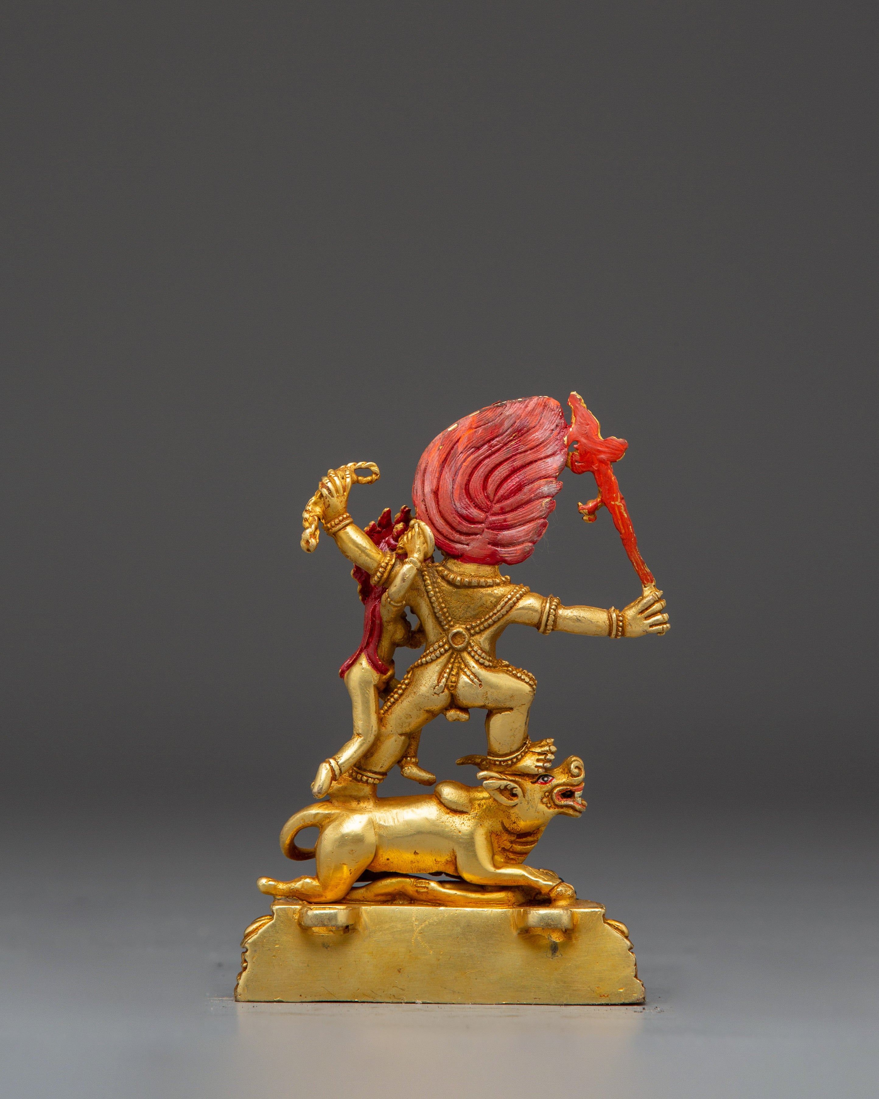 Wrathful Deity Yamantaka With Consort | Tibetan Buddhist Art