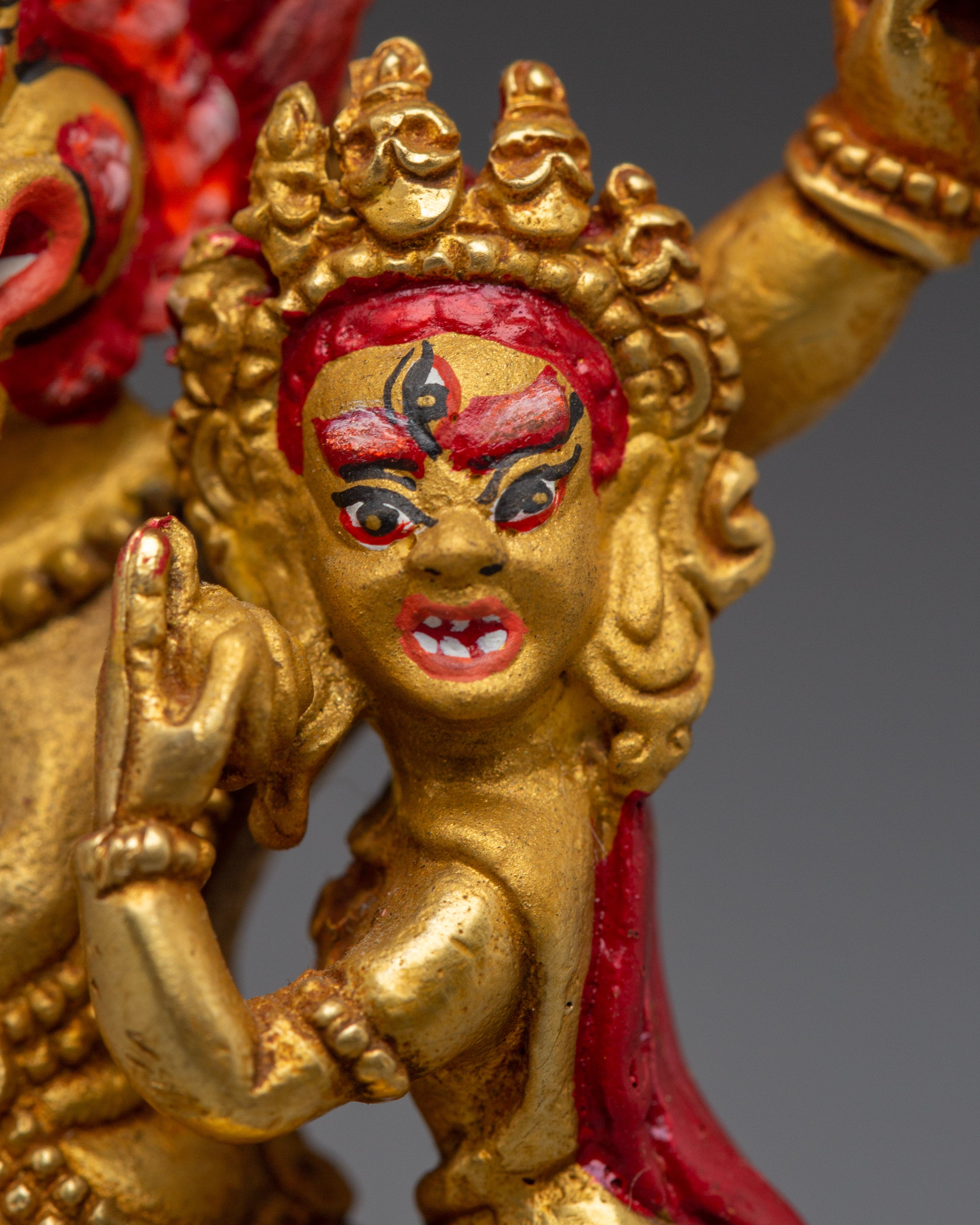 Wrathful Deity Yamantaka With Consort | Tibetan Buddhist Art