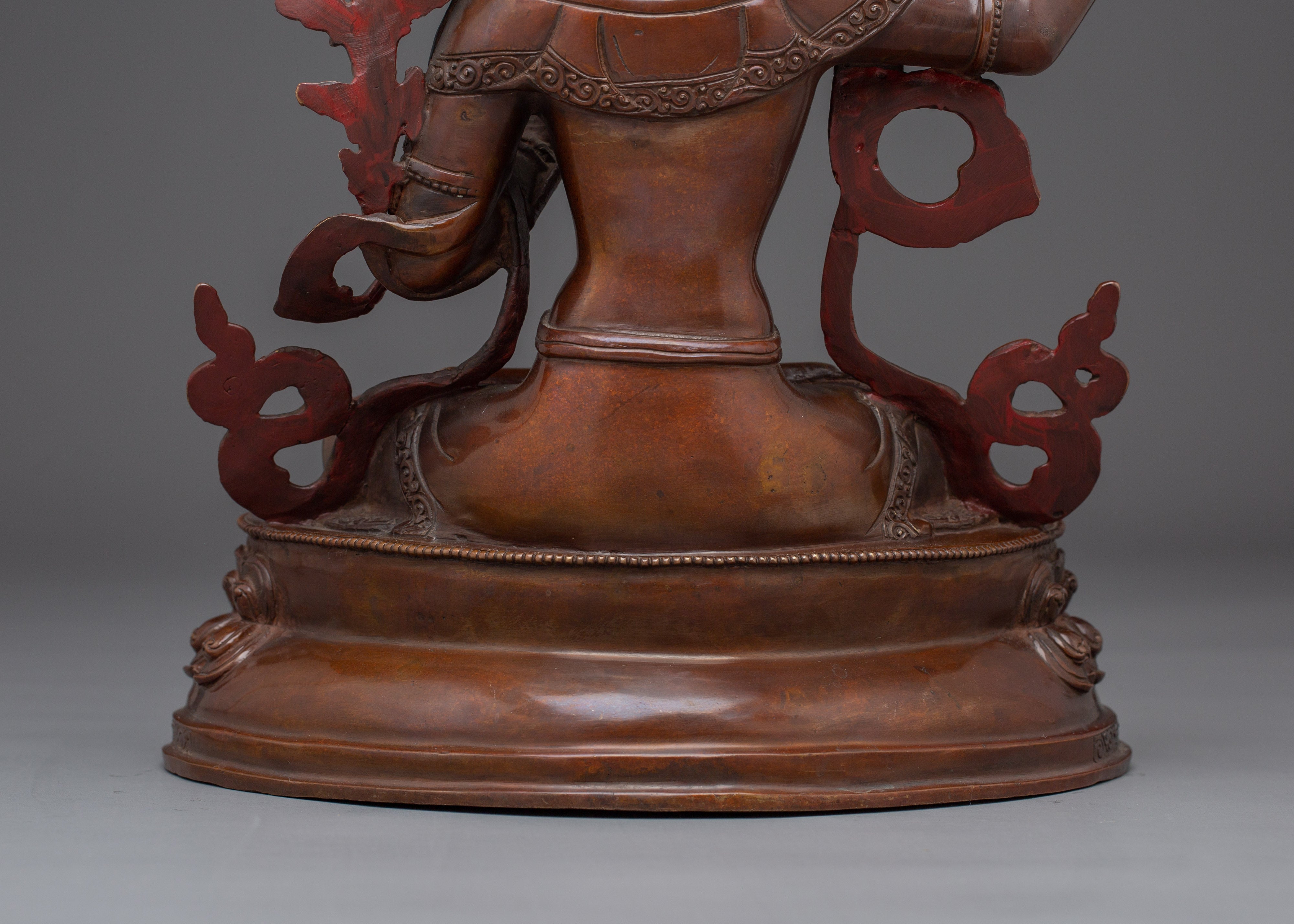 Manjushri Handmade Copper Statue | Bodhisattva of Wisdom