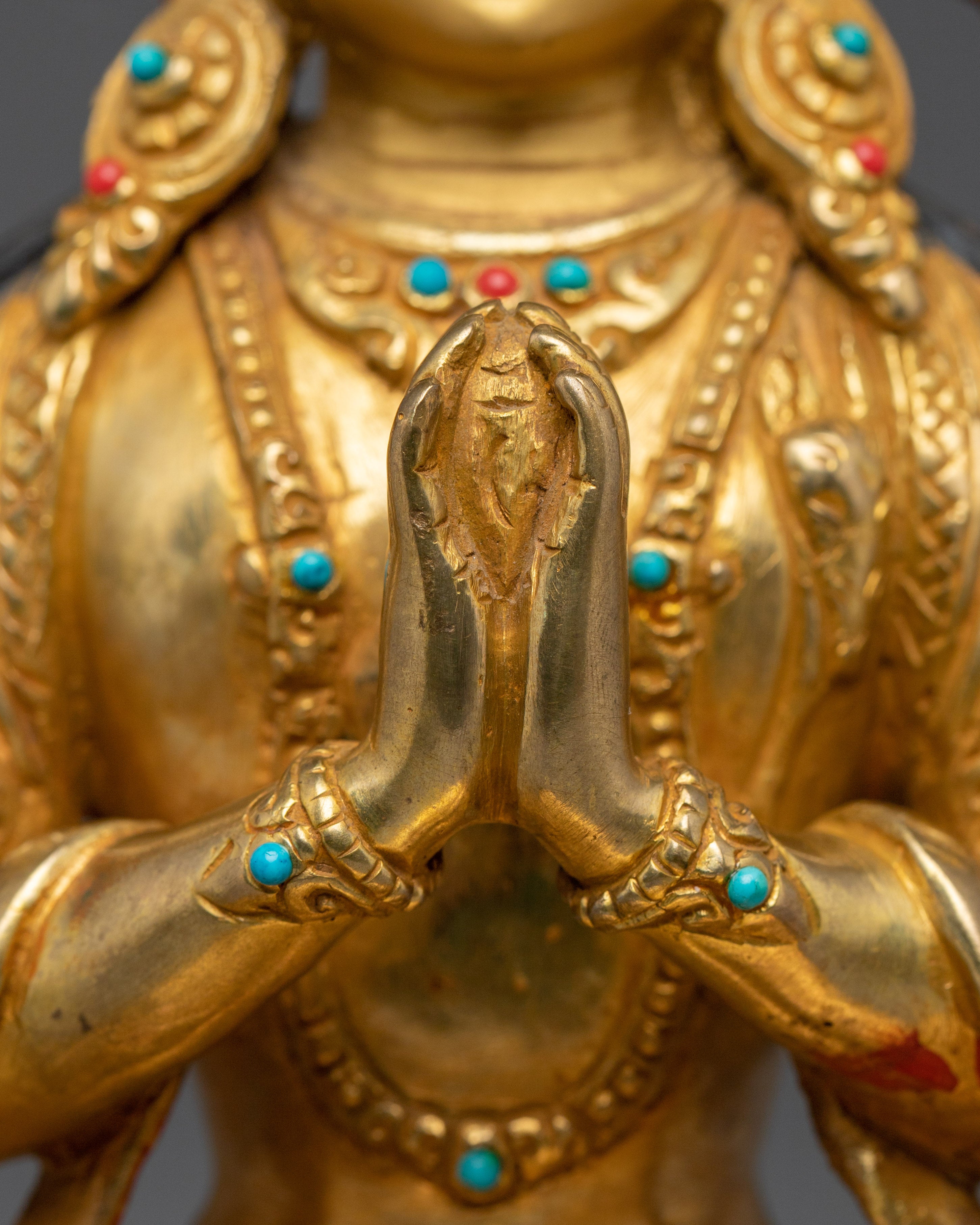 Avalokiteshvara Handmade Copper Statue | Chenrezig - Compassionate Bodhisattva