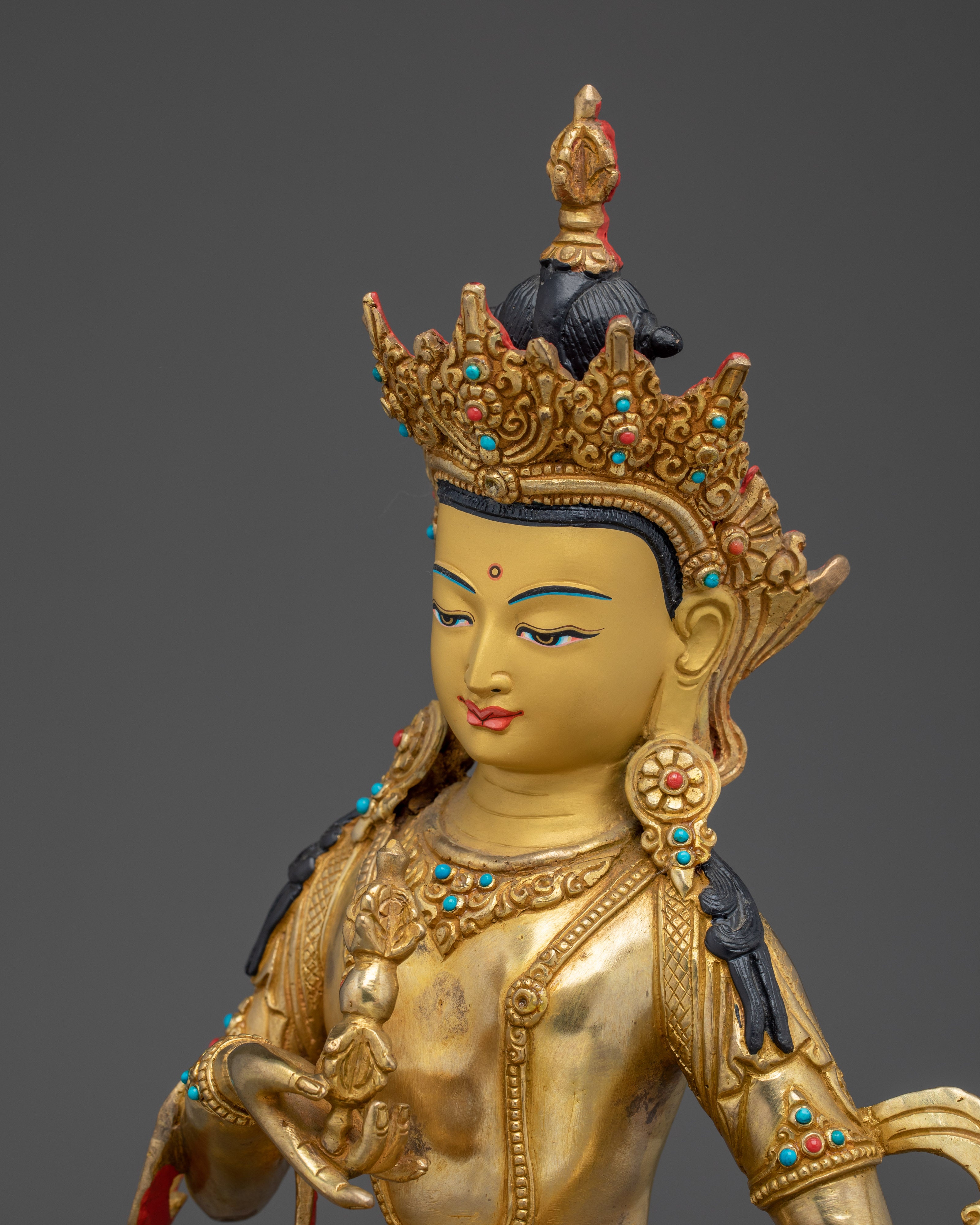 Dorje Sempa Handmade Statue | Vajrasattva - Tibetan Purification Deity