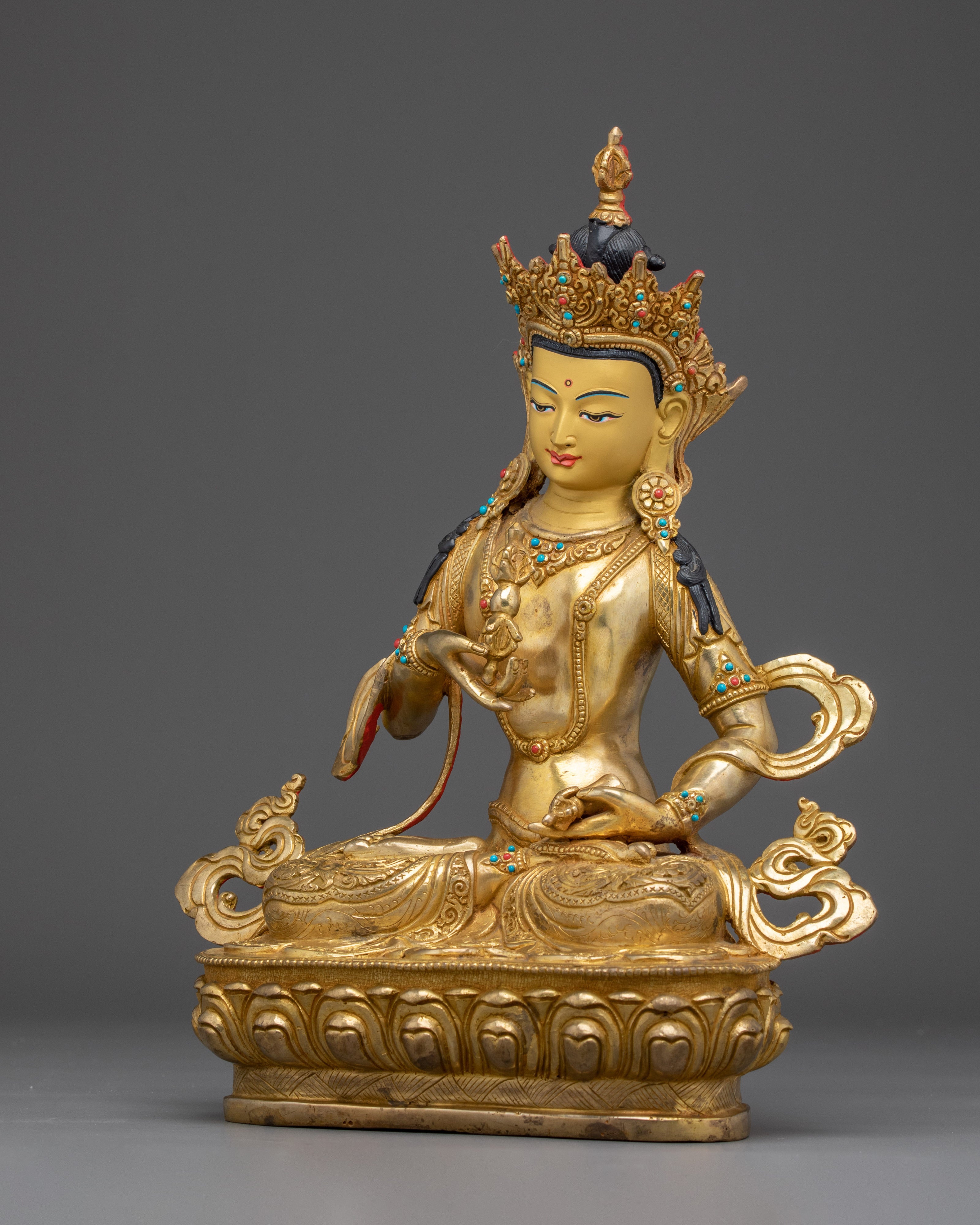 Dorje Sempa Handmade Statue | Vajrasattva - Tibetan Purification Deity