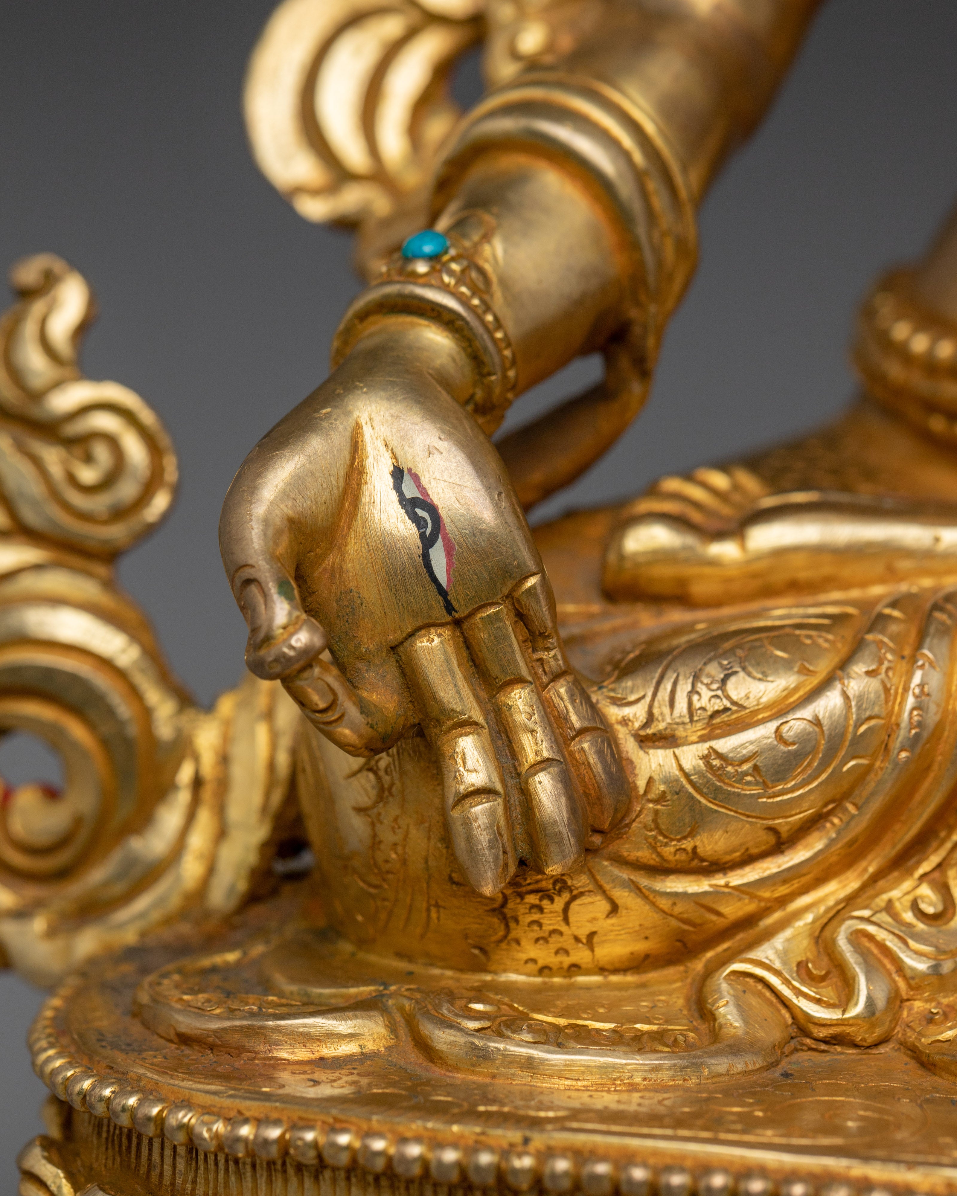 Tibetan Goddess White Tara Statue | Buddhist Longevity Deity