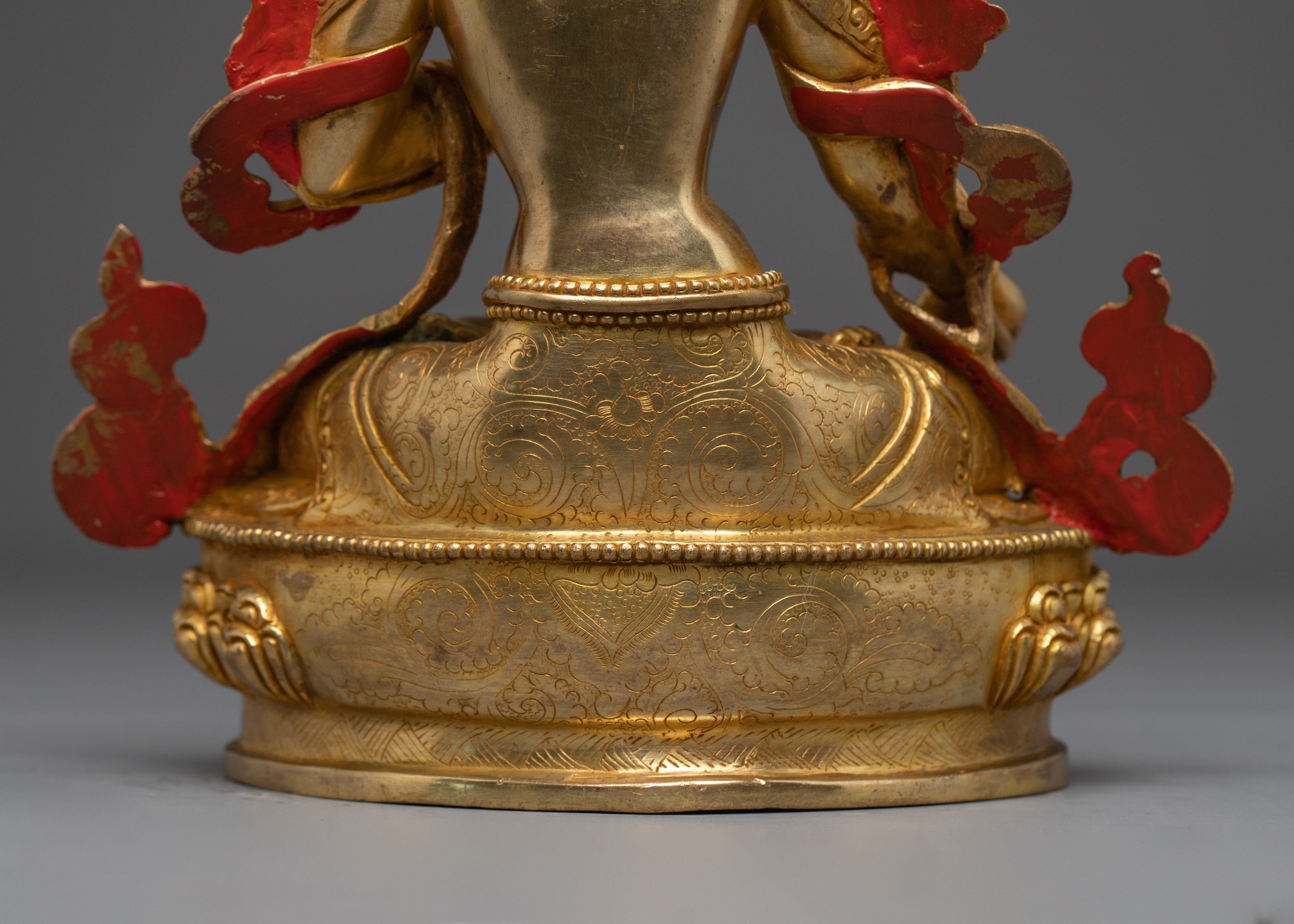 Tibetan Goddess White Tara Statue | Buddhist Longevity Deity