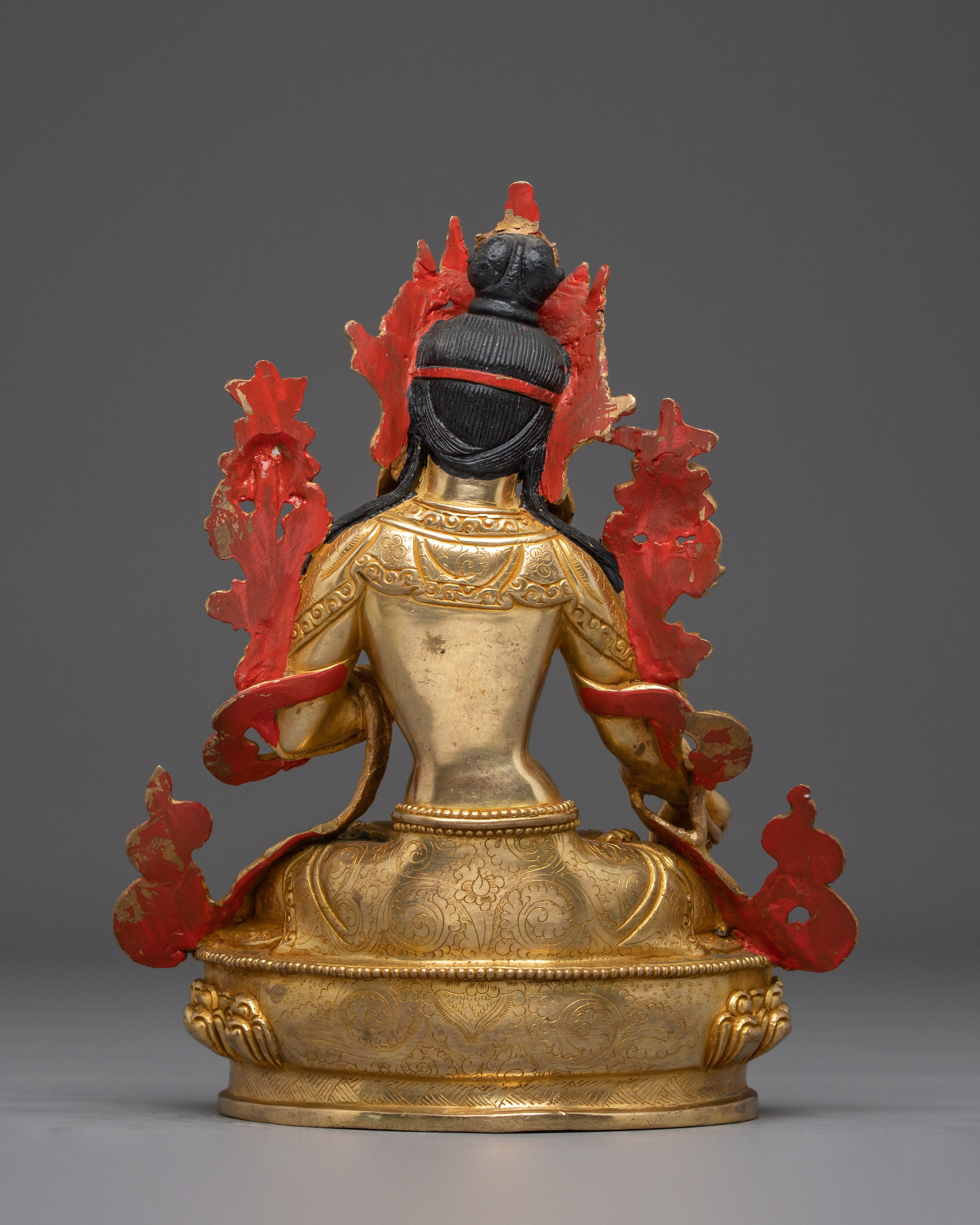 Tibetan Goddess White Tara Statue | Buddhist Longevity Deity