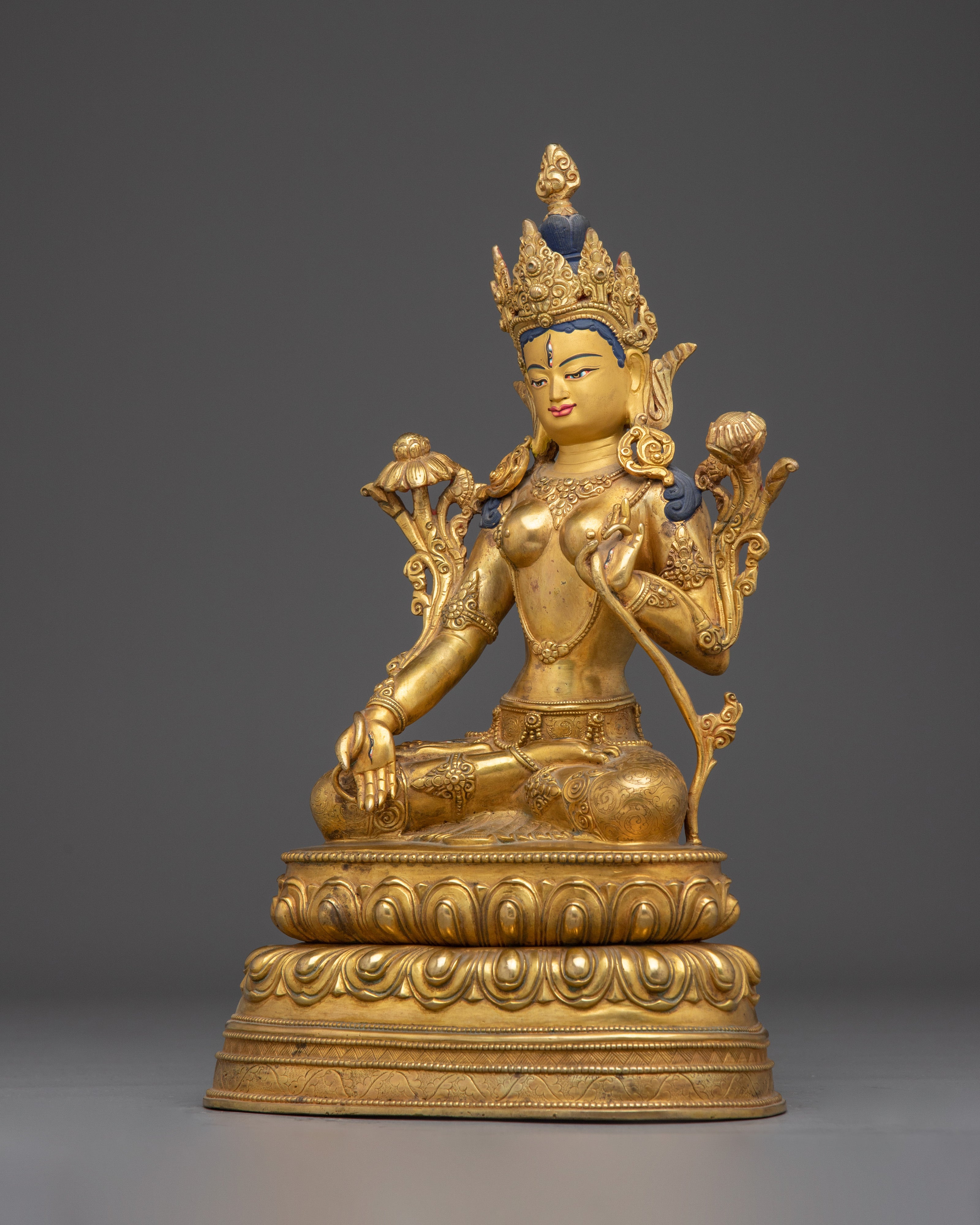 Longevity Goddess Sita Tara | White Tara Statue