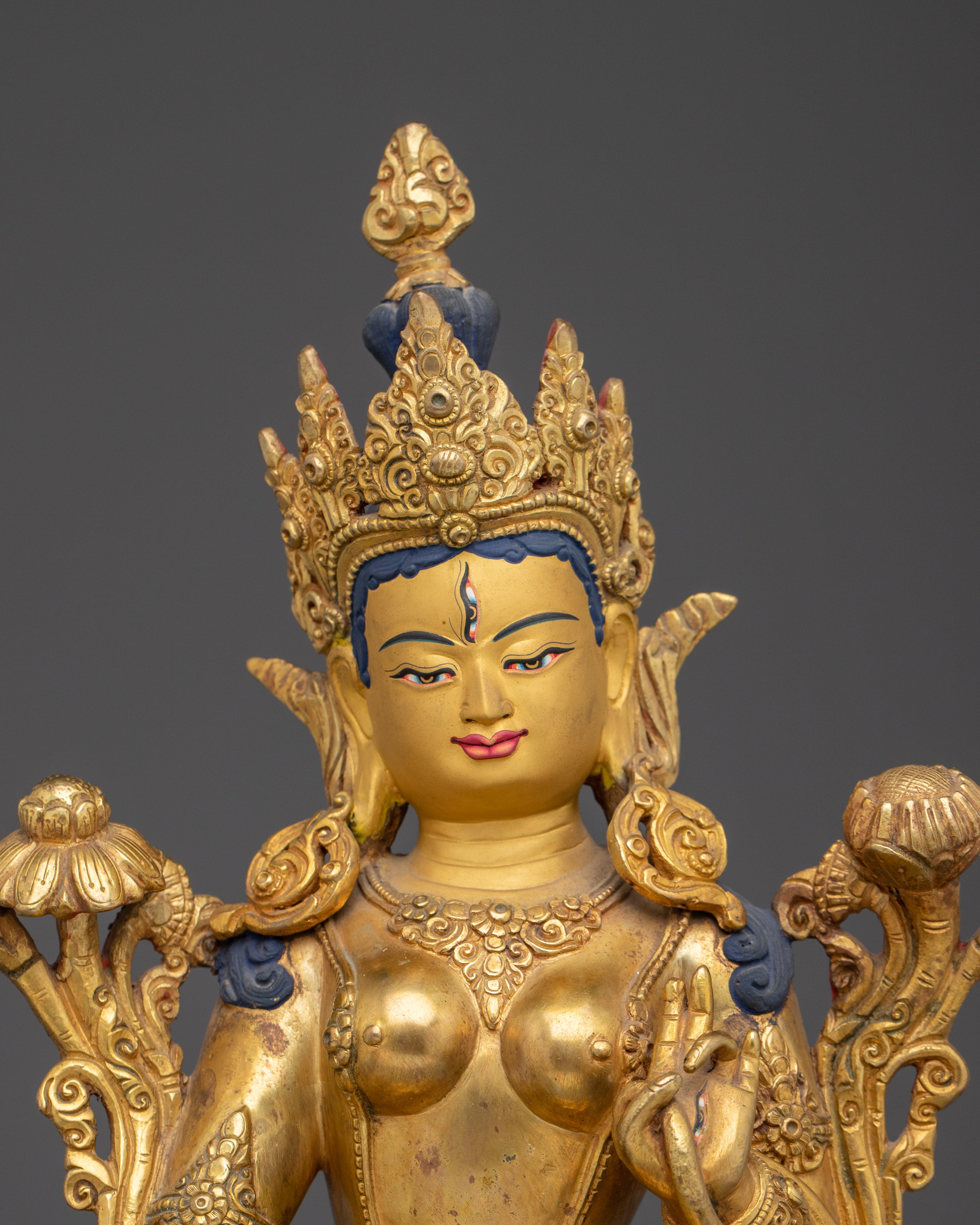 Longevity Goddess Sita Tara | White Tara Statue