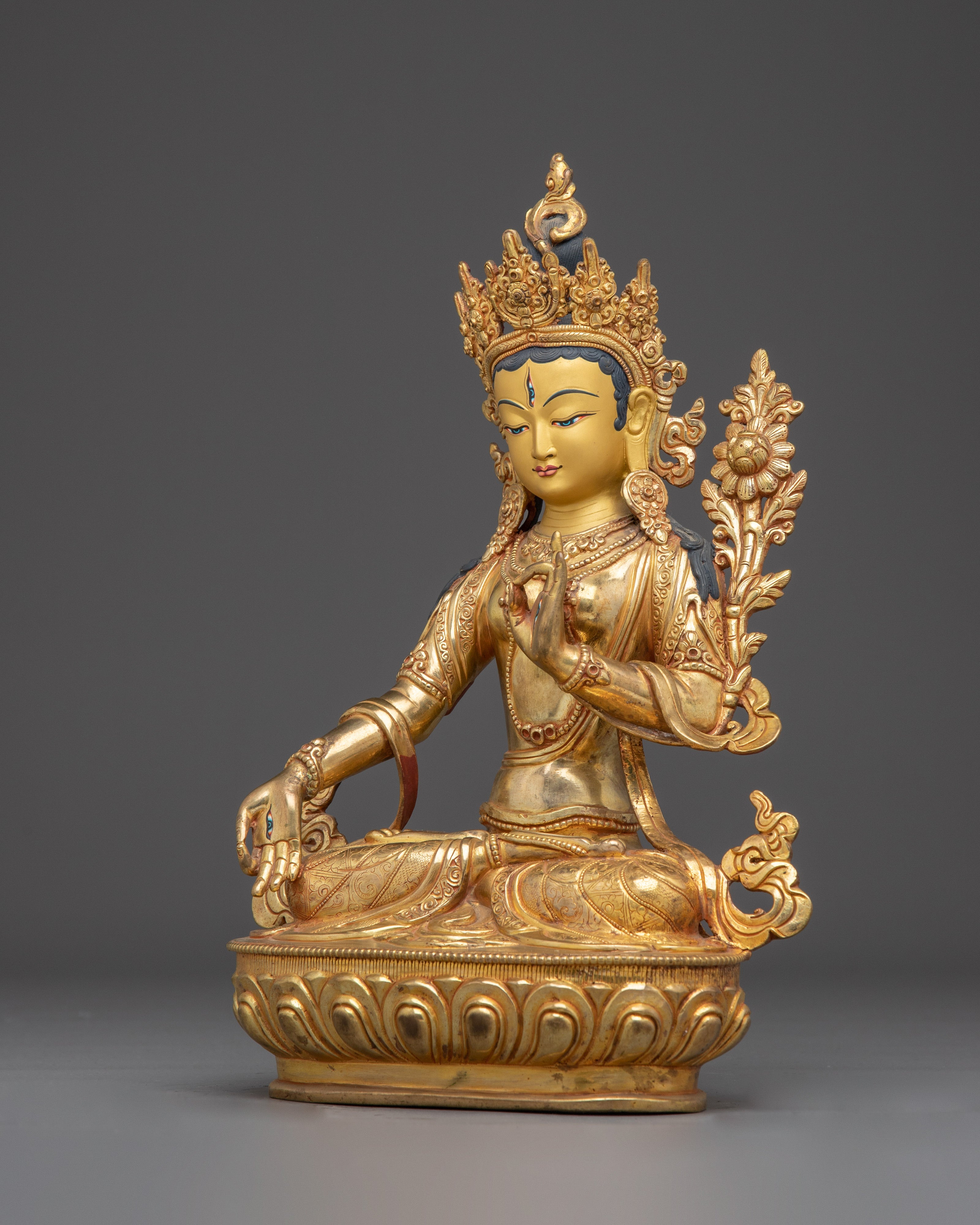 Serene Sita Tara Handmade Statue | Tibetan Healing Goddess