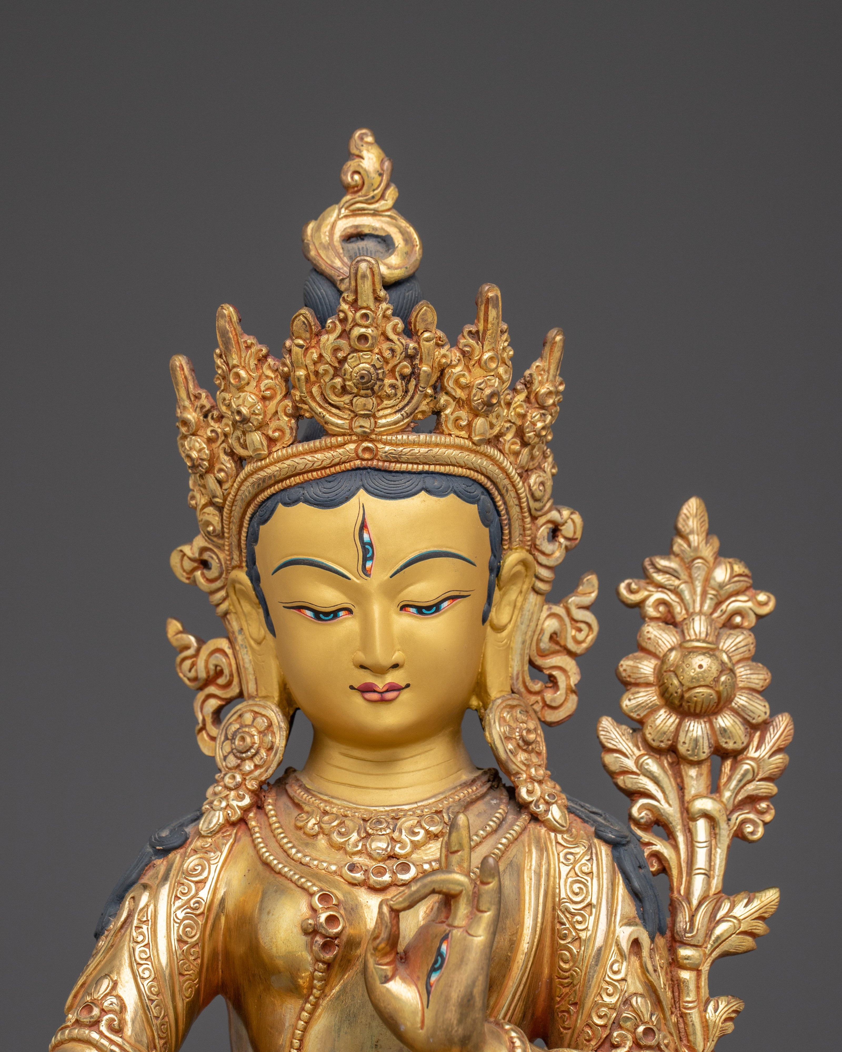 Serene Sita Tara Handmade Statue | Tibetan Healing Goddess