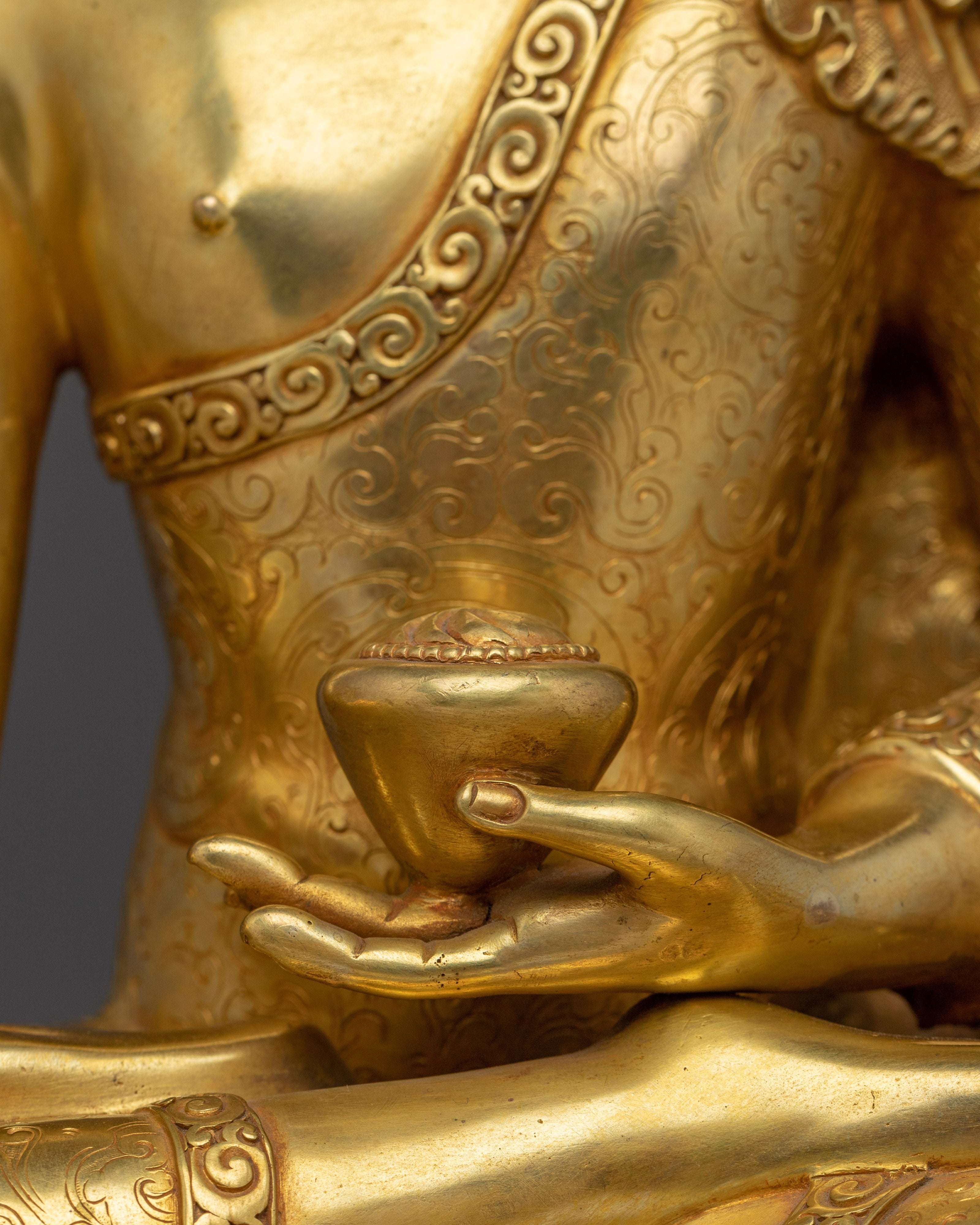 Nepalese Crafted Shakyamuni Buddha Statue | Gautama Buddha Artwork