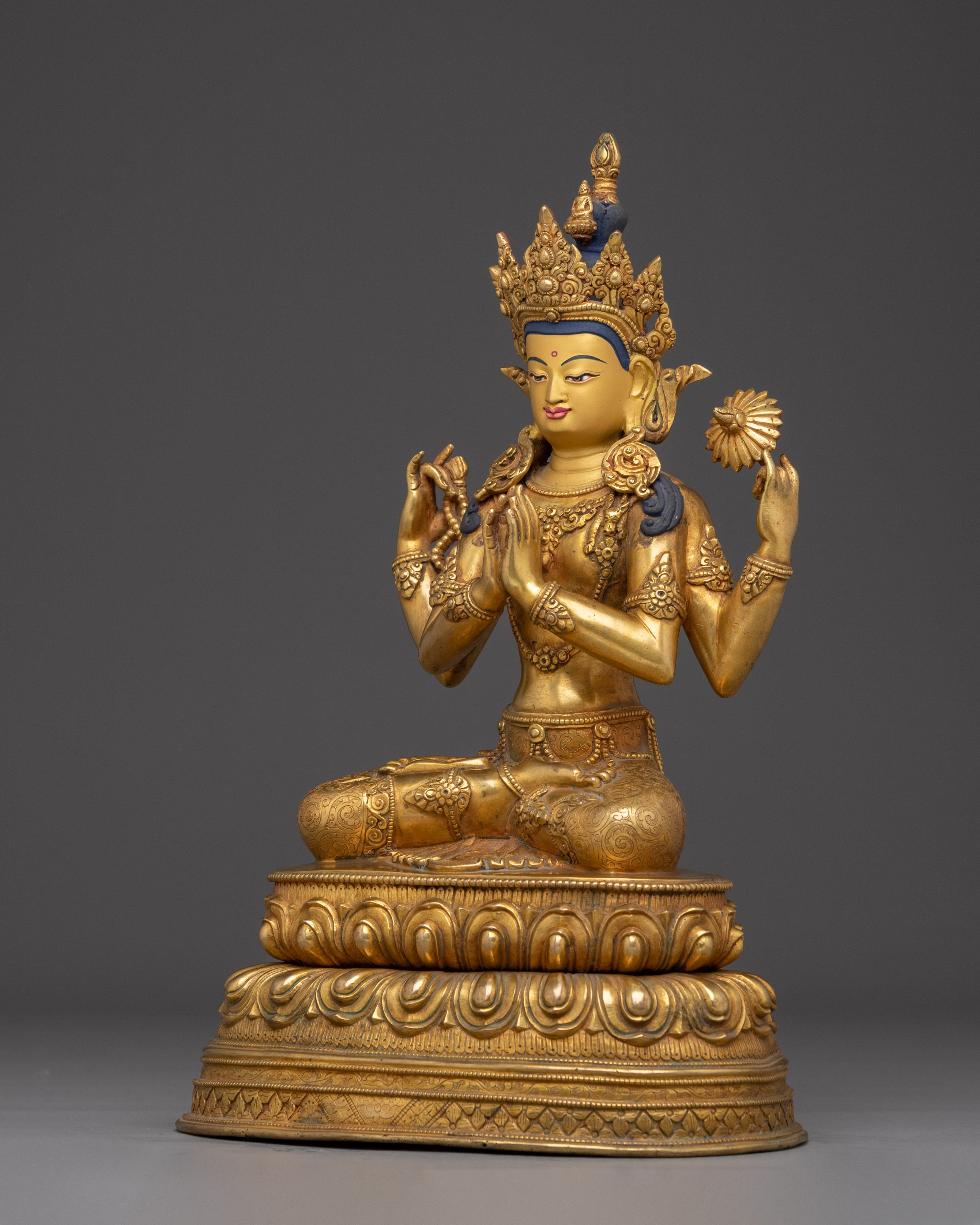 Buddhist Great Bodhisattva Chenrezig Statue | Symbol of Compassion