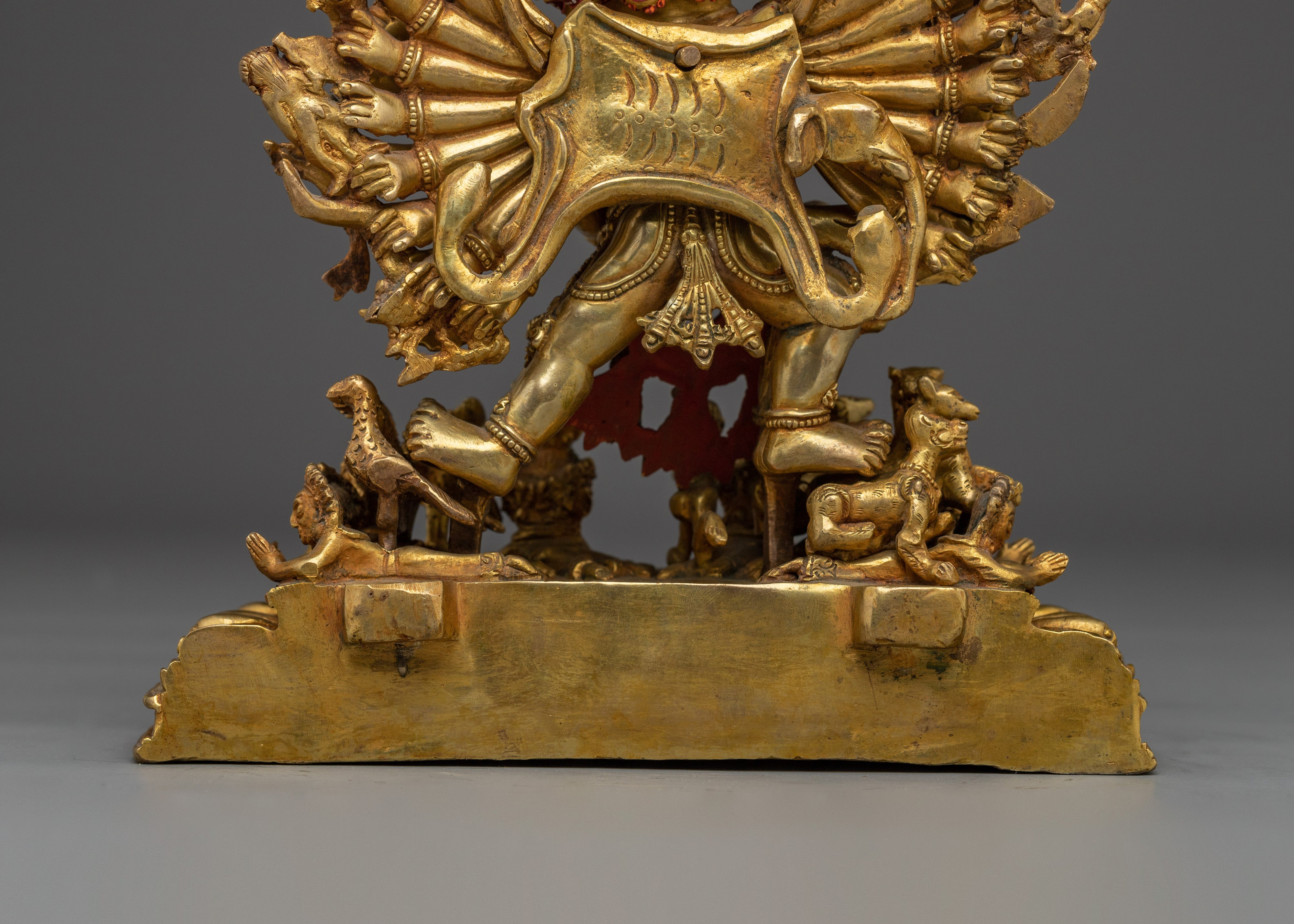 Yamantaka with Vajravetali Statue | Buffalo Headed Deity