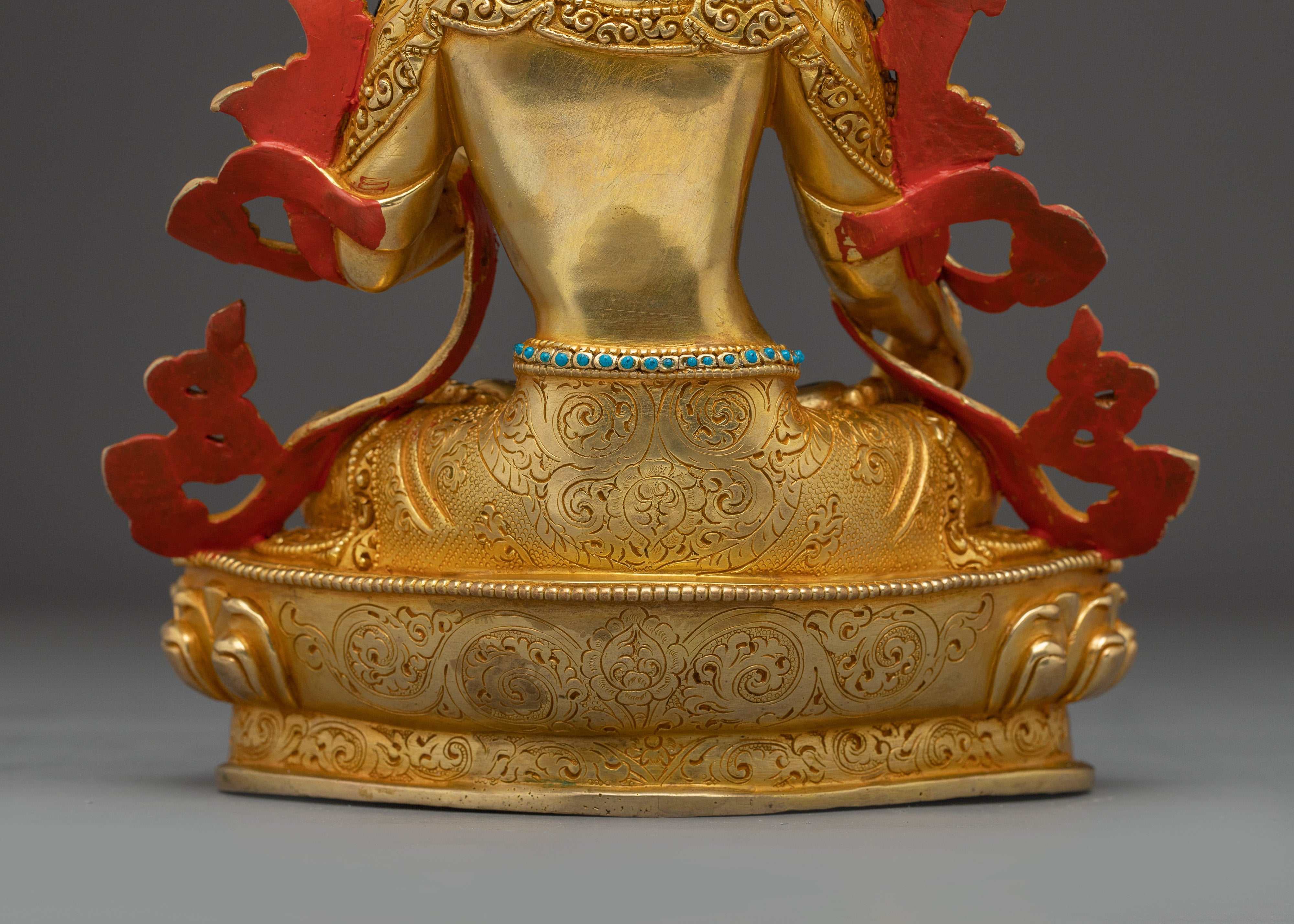 White Tara Sacred Buddhist Artwork | Divine Protector and Spiritual Guide