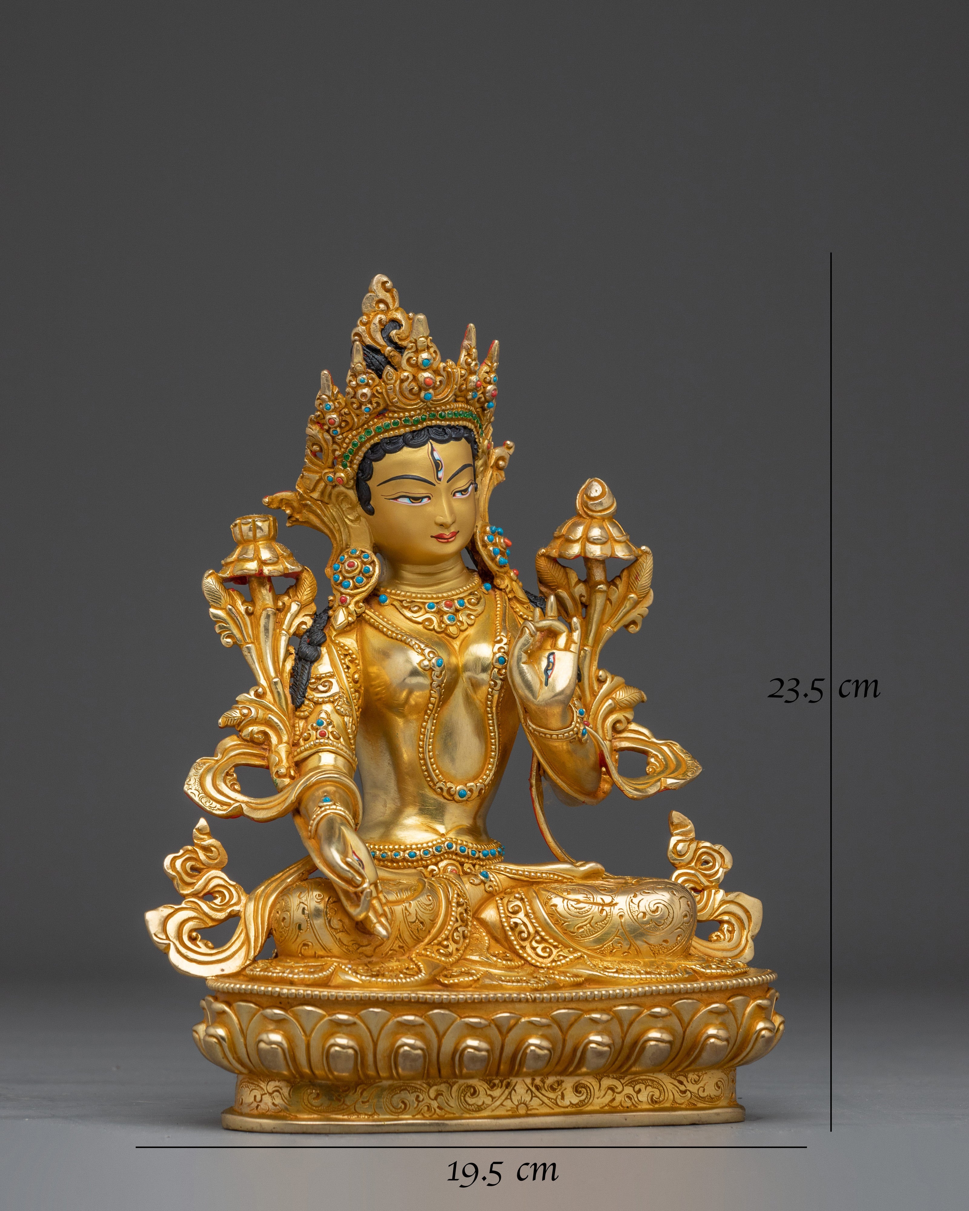 White Tara Sacred Buddhist Artwork