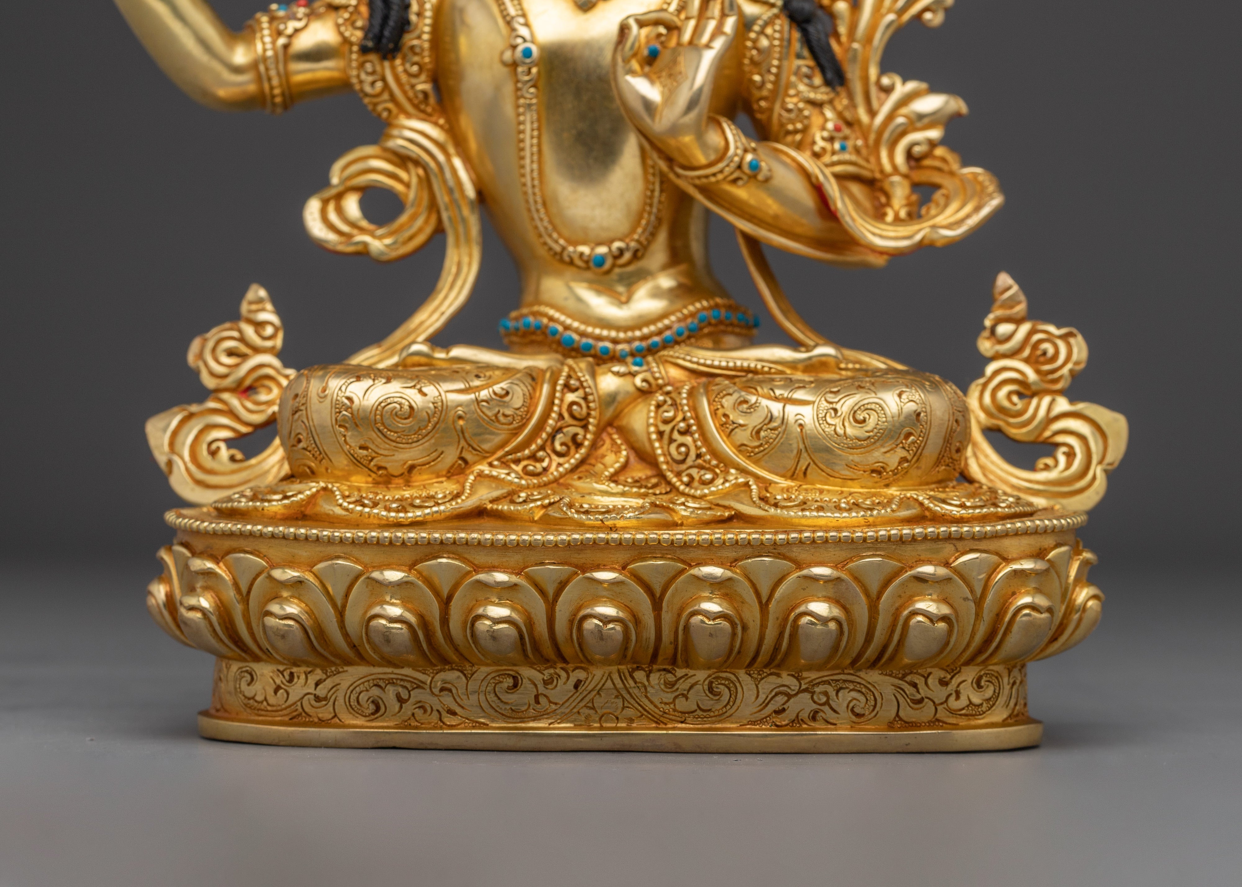 Manjushri Handmade Statue | Buddhist Revered Deity