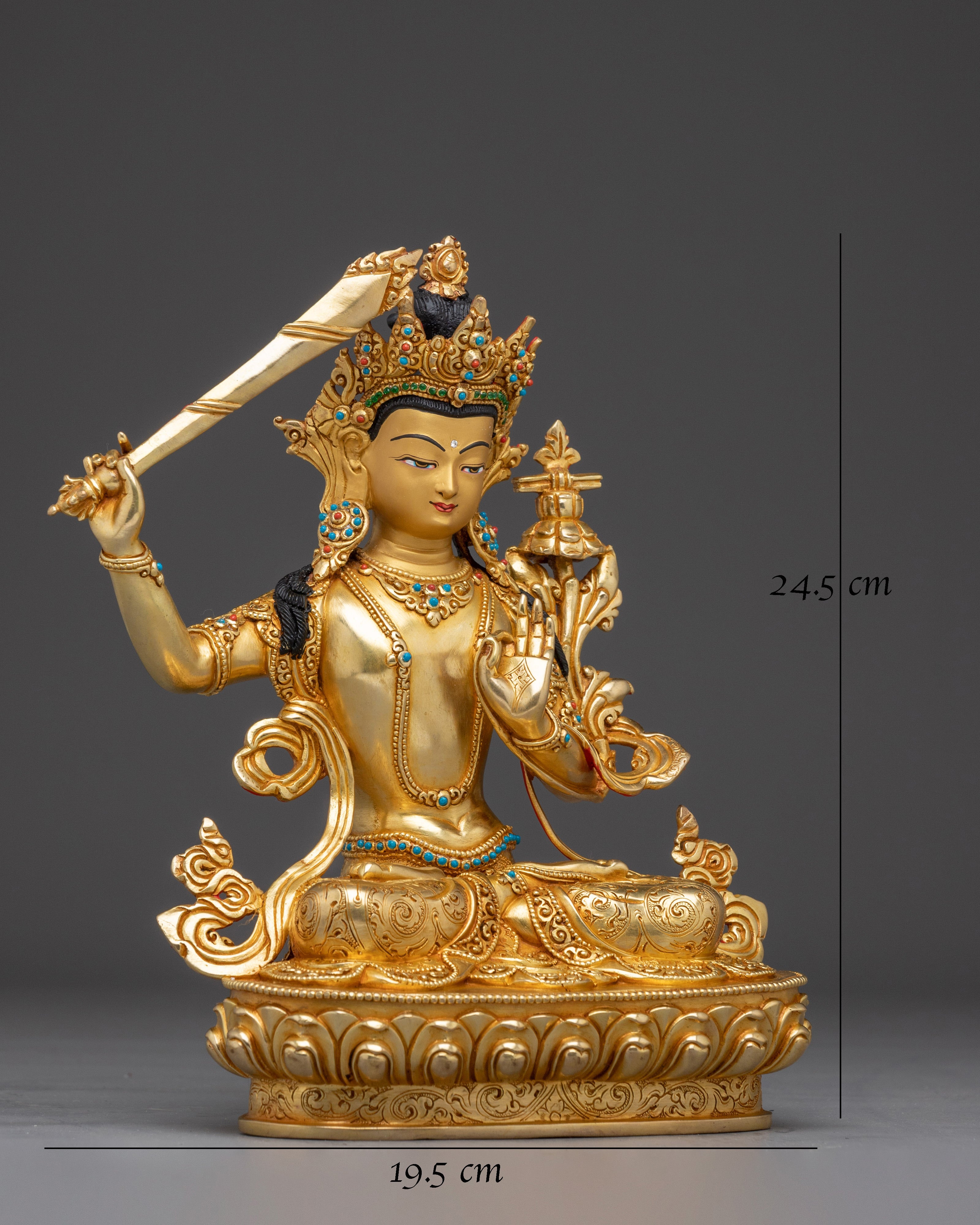 Manjushri Handmade Statue