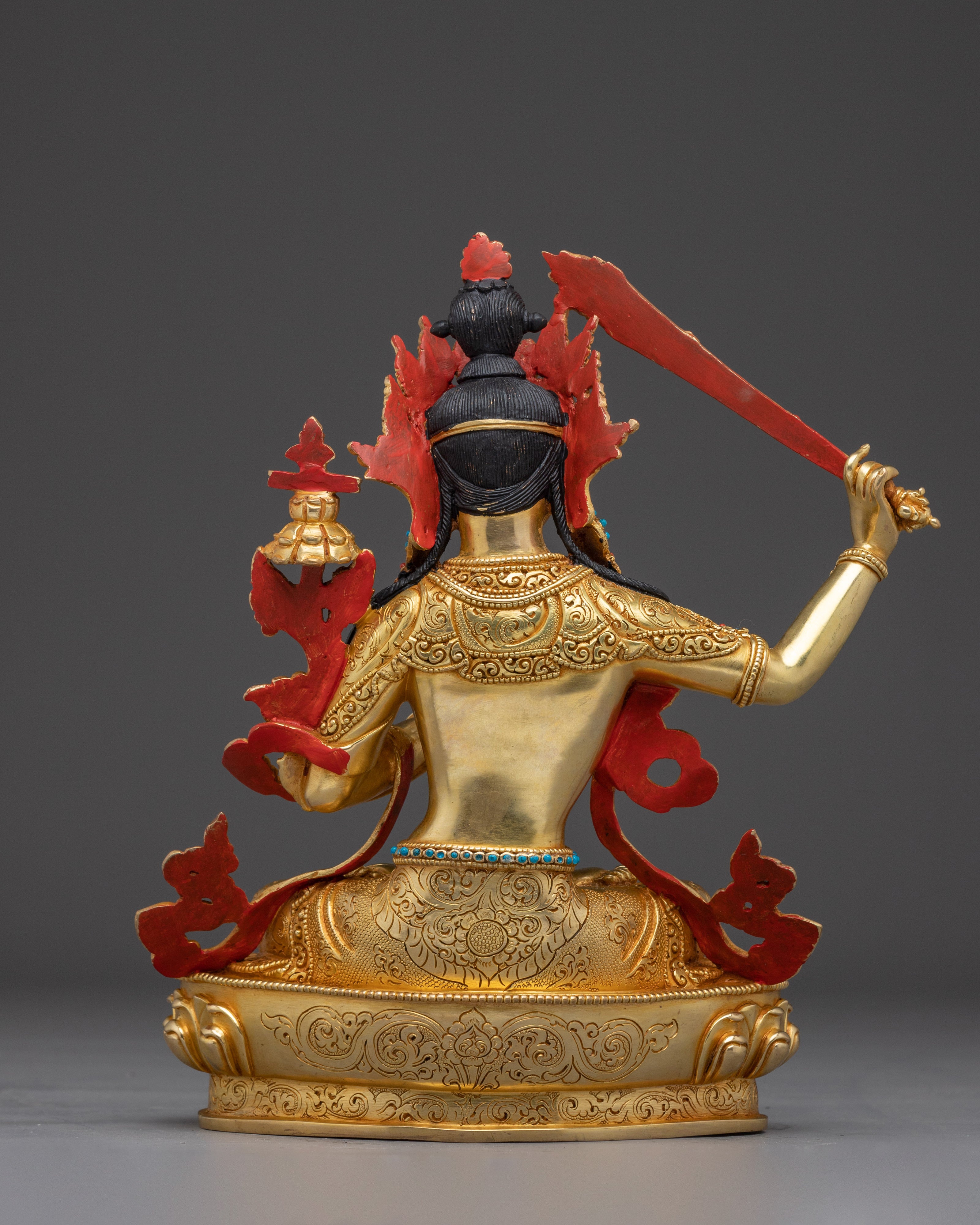 Manjushri Handmade Statue | Buddhist Revered Deity