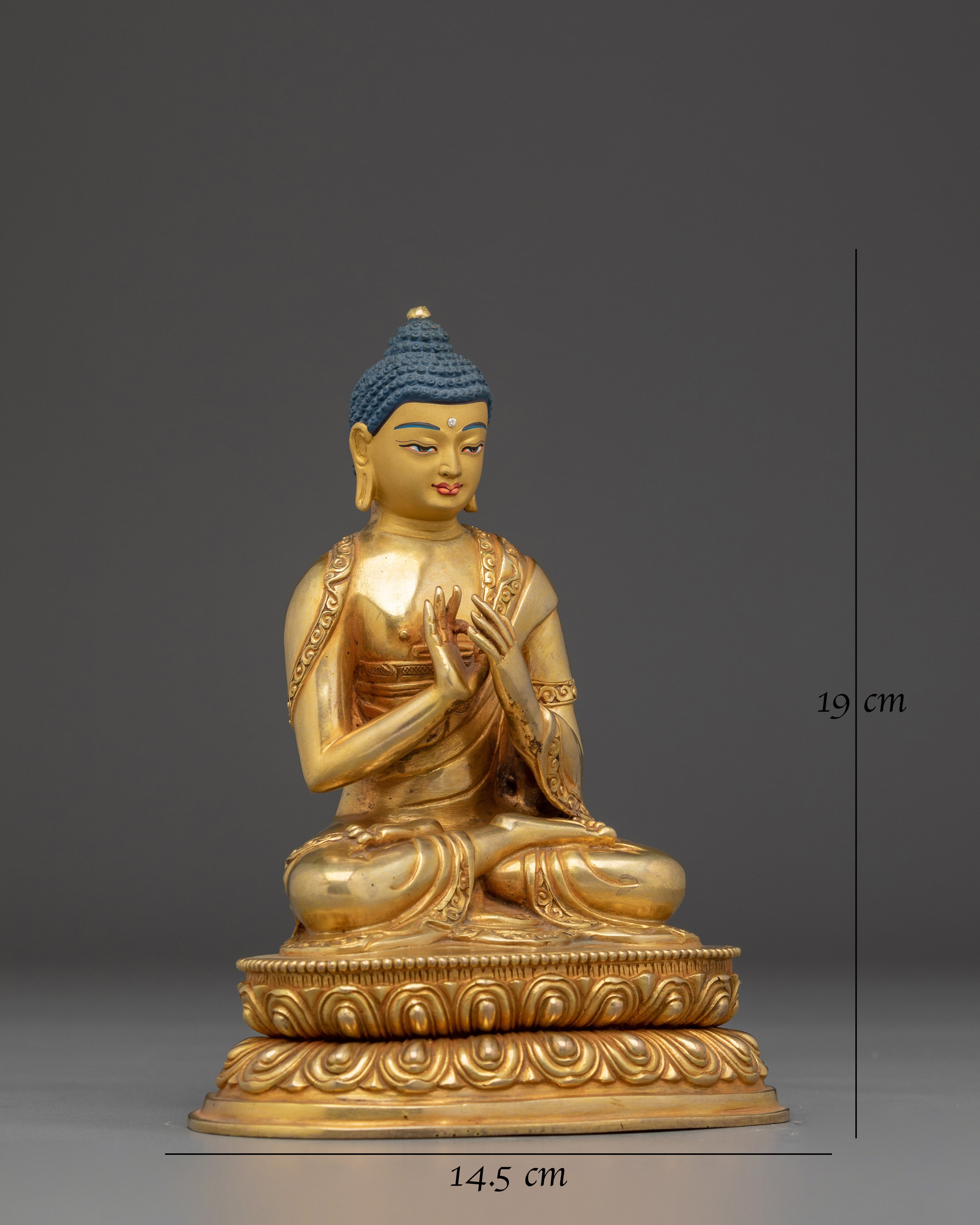 Gold Vairocana Buddha Statue